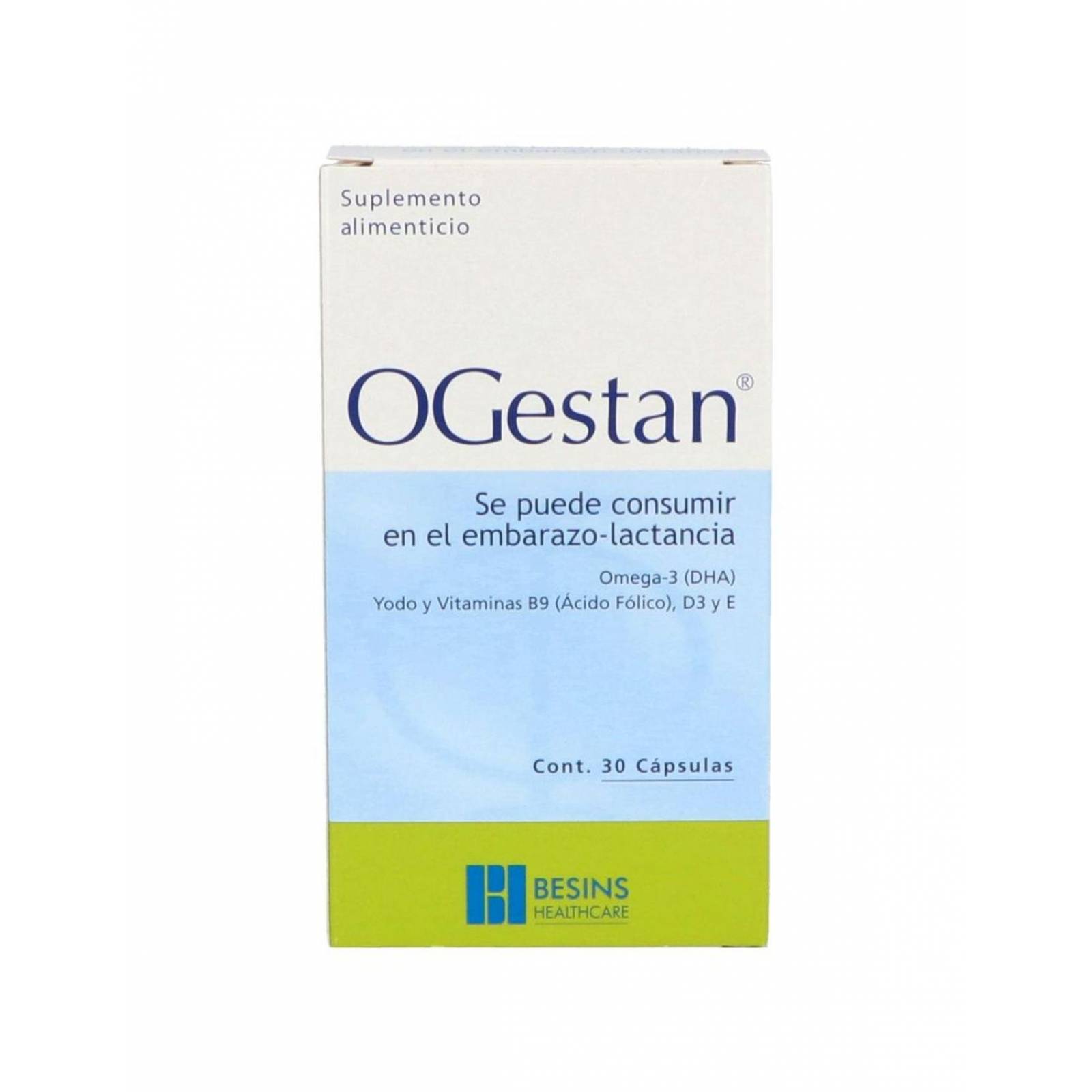 Ogestan Para 1 Mes Caja Con 30 Cápsulas 