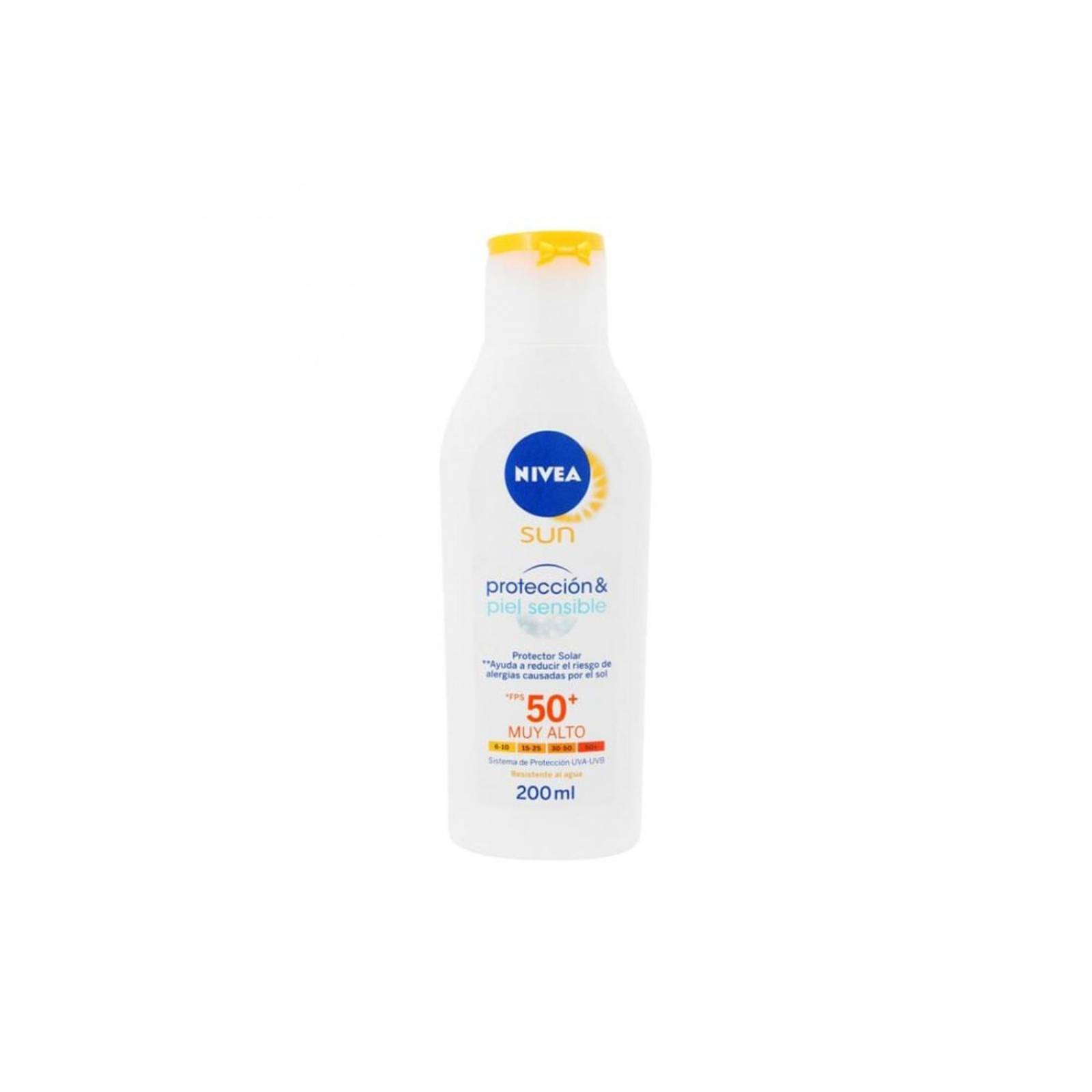 Nivea Sun Bloqueador Solar Fps 50 Frasco Con 200 mL 