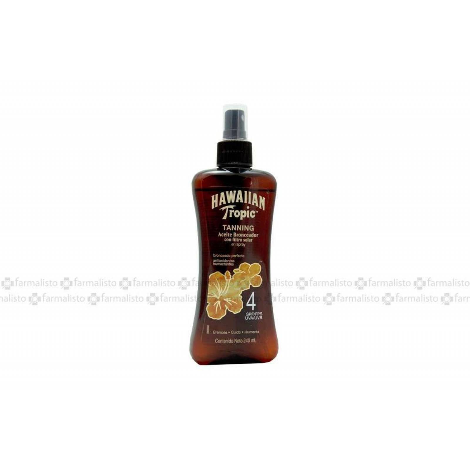 Hawaiian Tropic Tanning Aceite Bronceador Spray Con 240 mL 