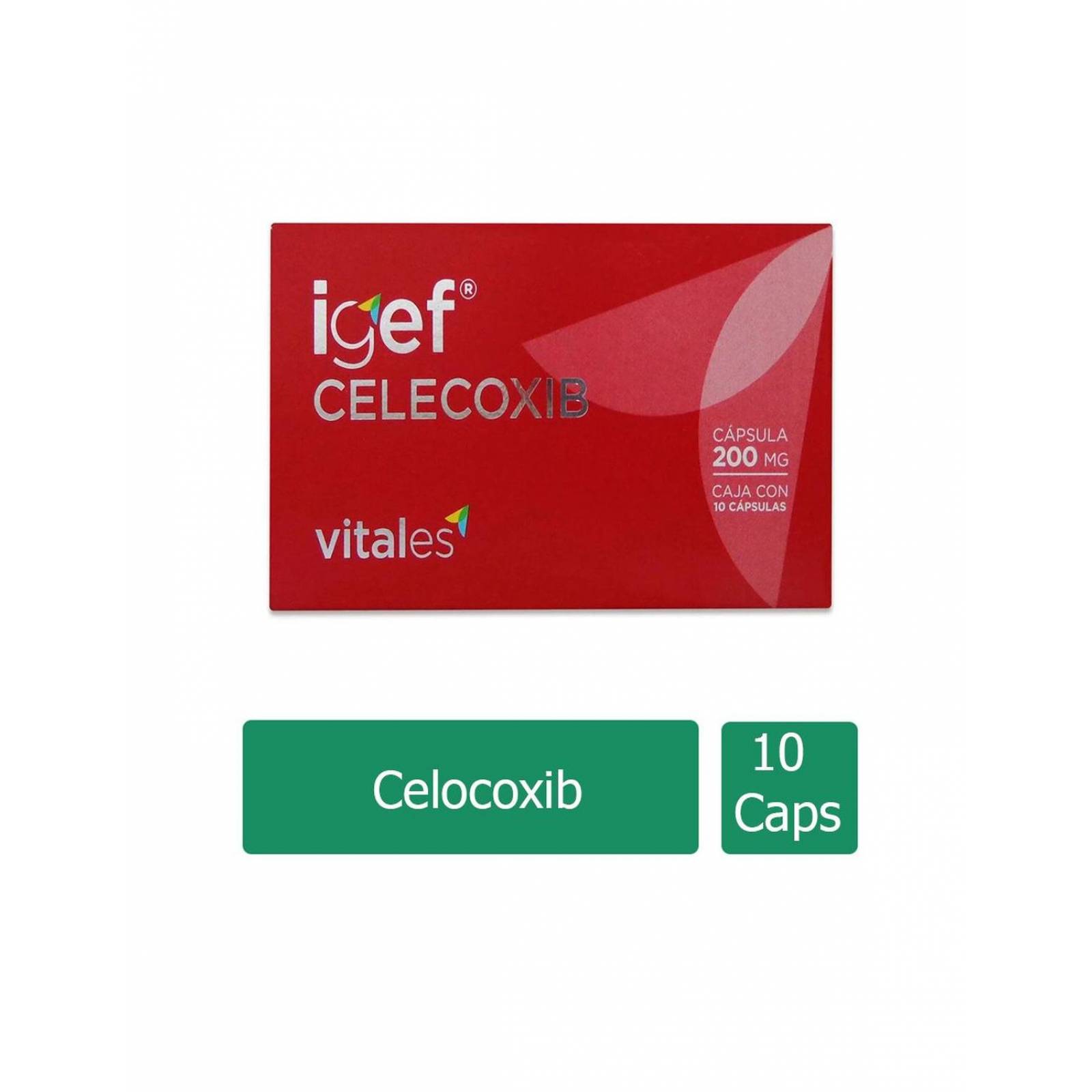 Igef 200 mg Caja Con 10 Cápsulas 
