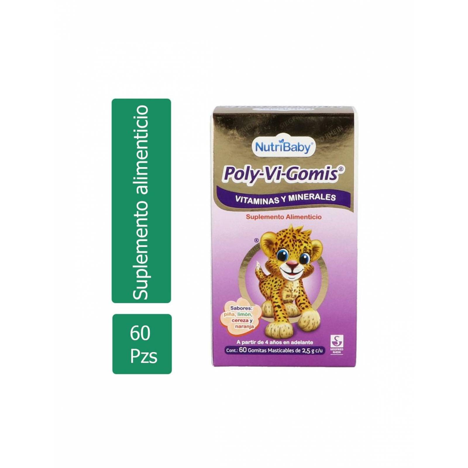 Poly-Vi-Gomis Suplemento Alimenticio con 60 Gomitas Masticables