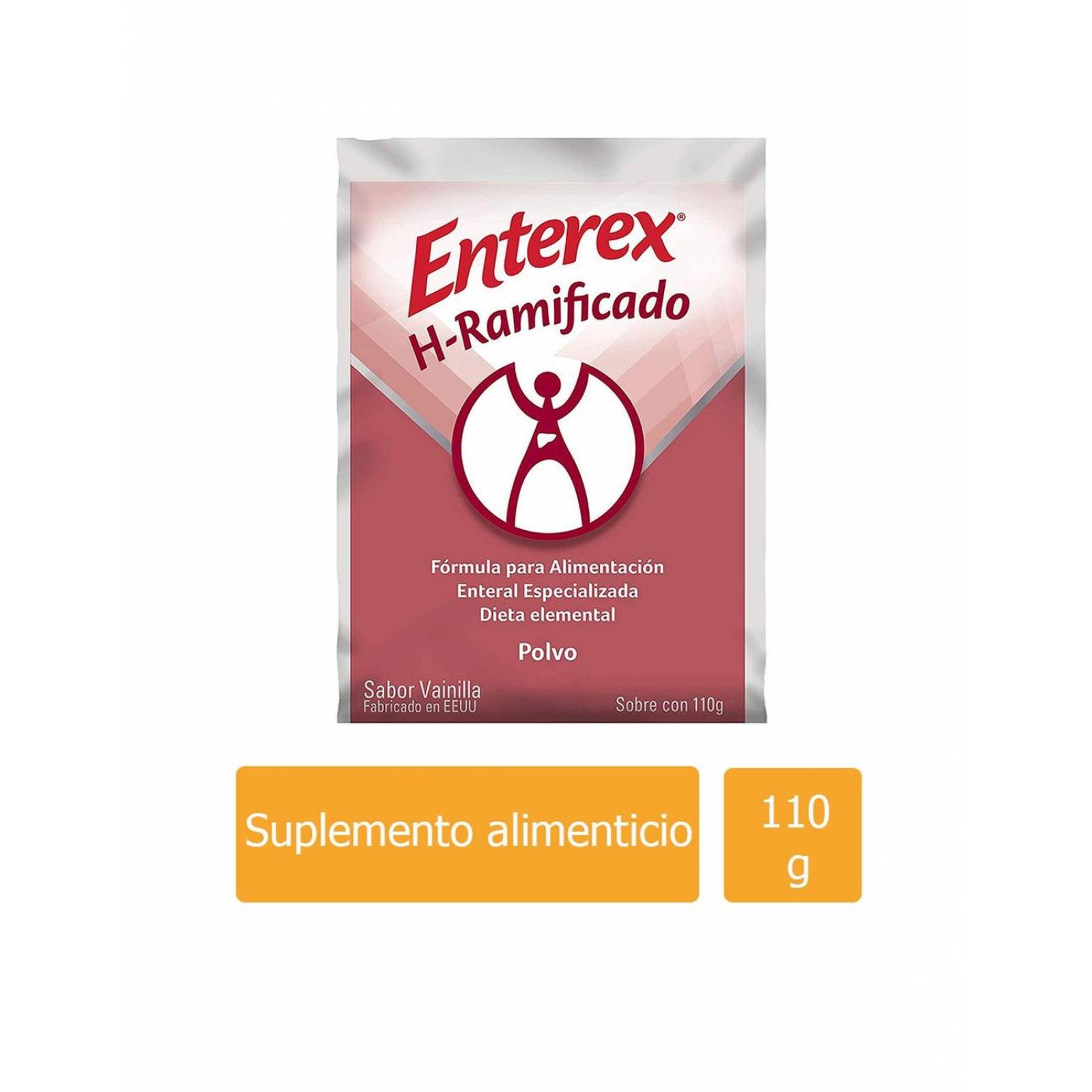 Enterex Hpt Suplemento Alimenticio En Polvo Sabor Vainilla Con 110 g 