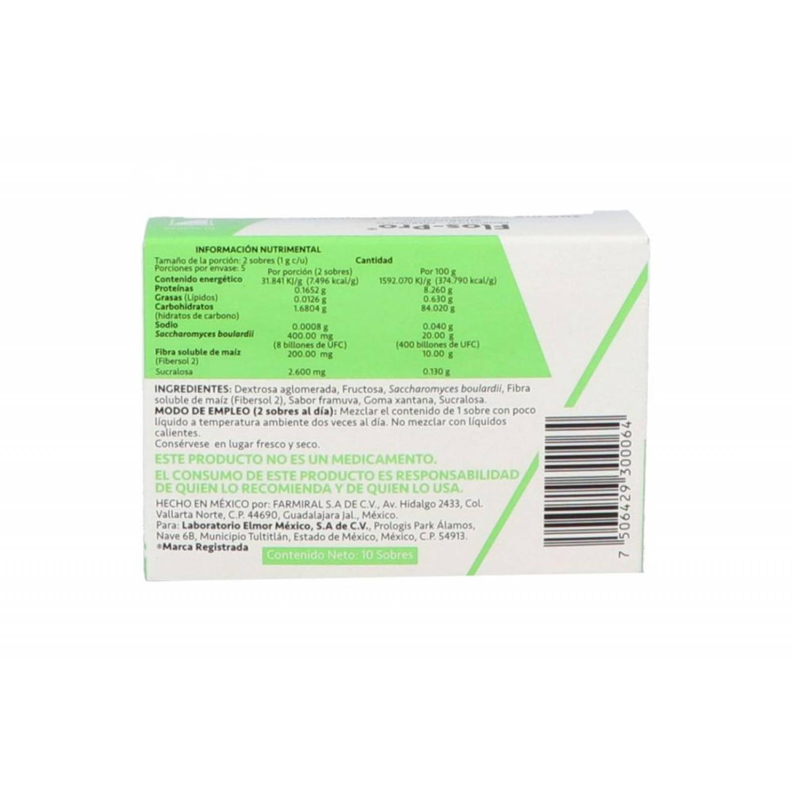 Flospro Caja Con 10 Sobres De 1 g