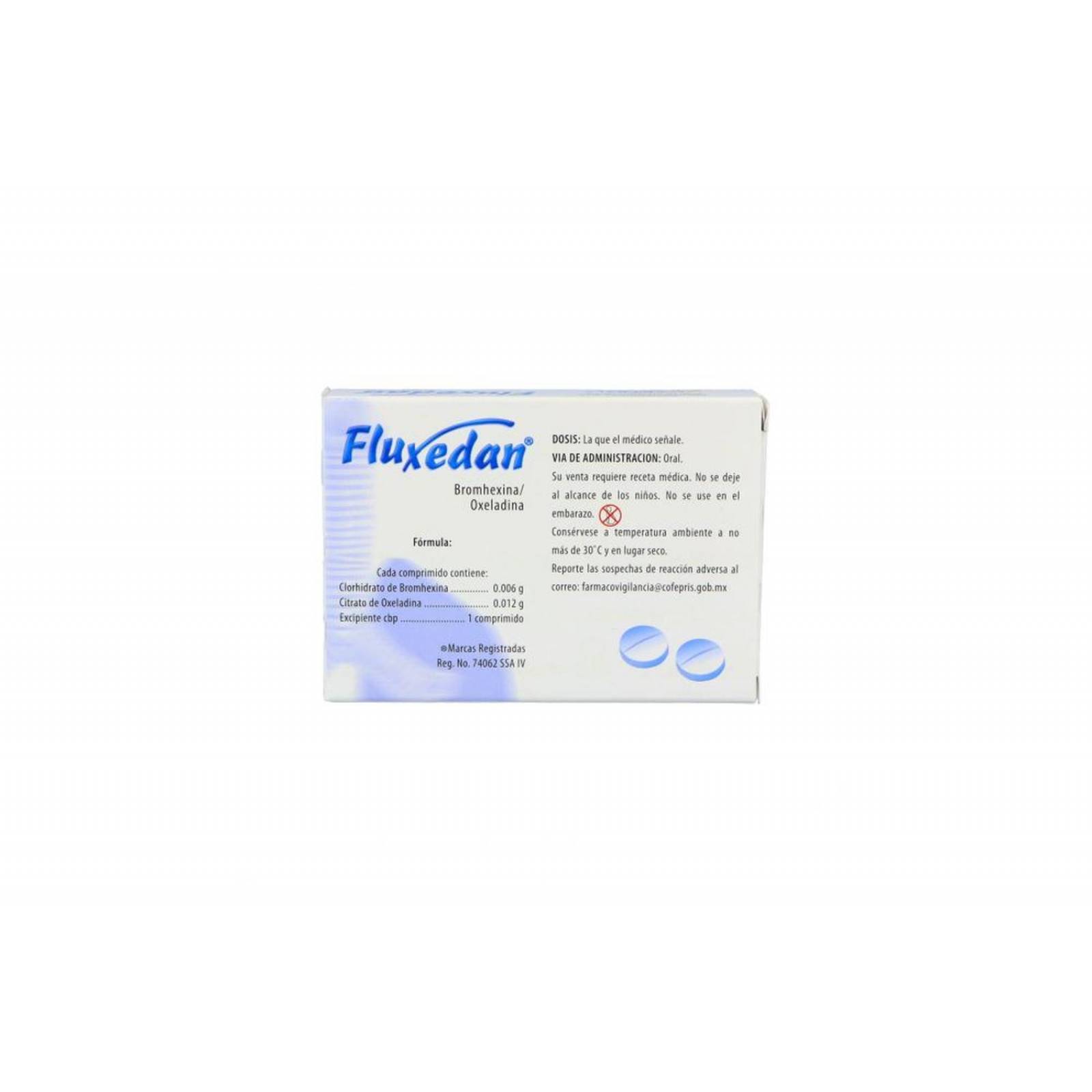 Fluxedan 6 mg/12 mg Caja Con 24 Comprimidos 