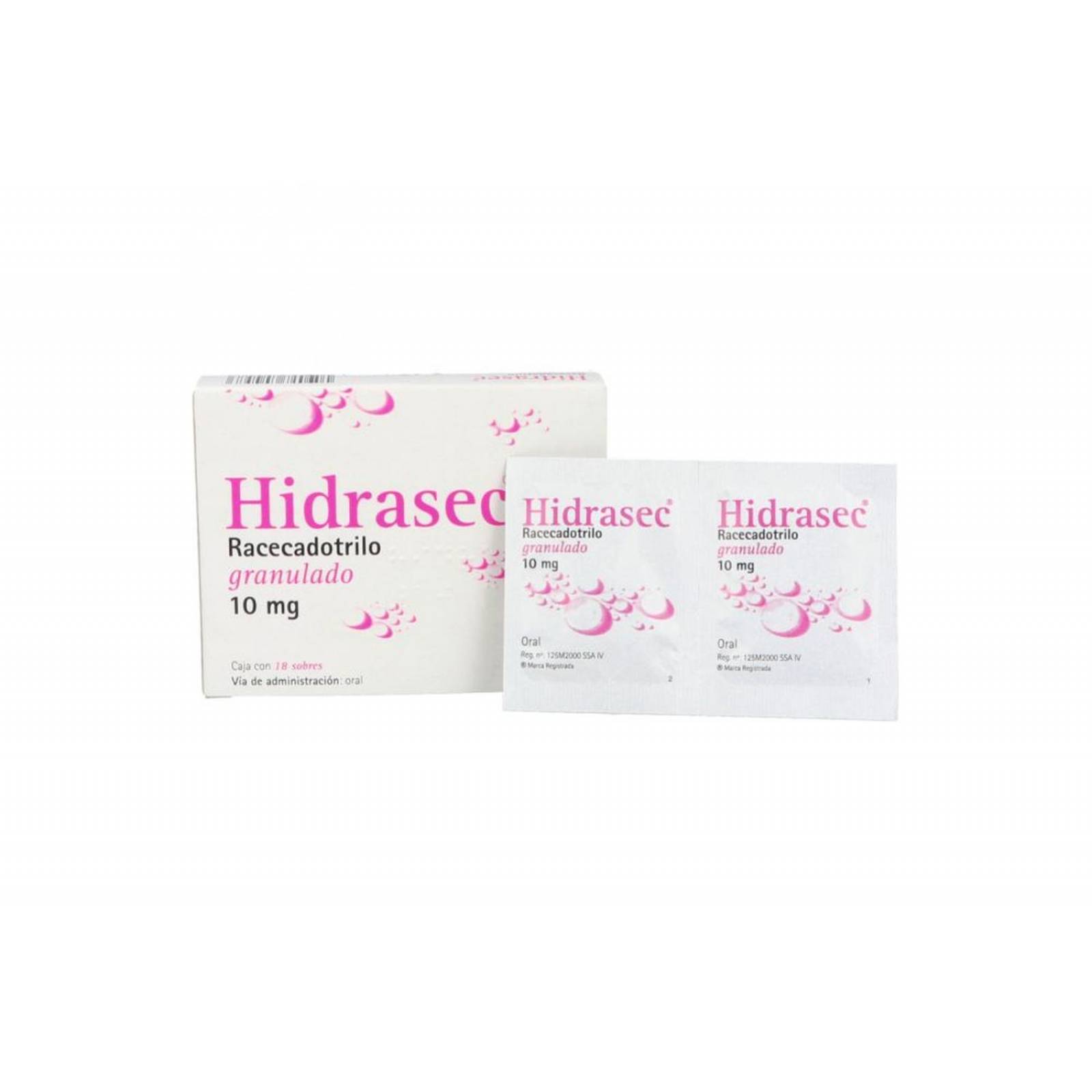 Hidrasec Granulado 10 mg Caja Con 18 Sobres 