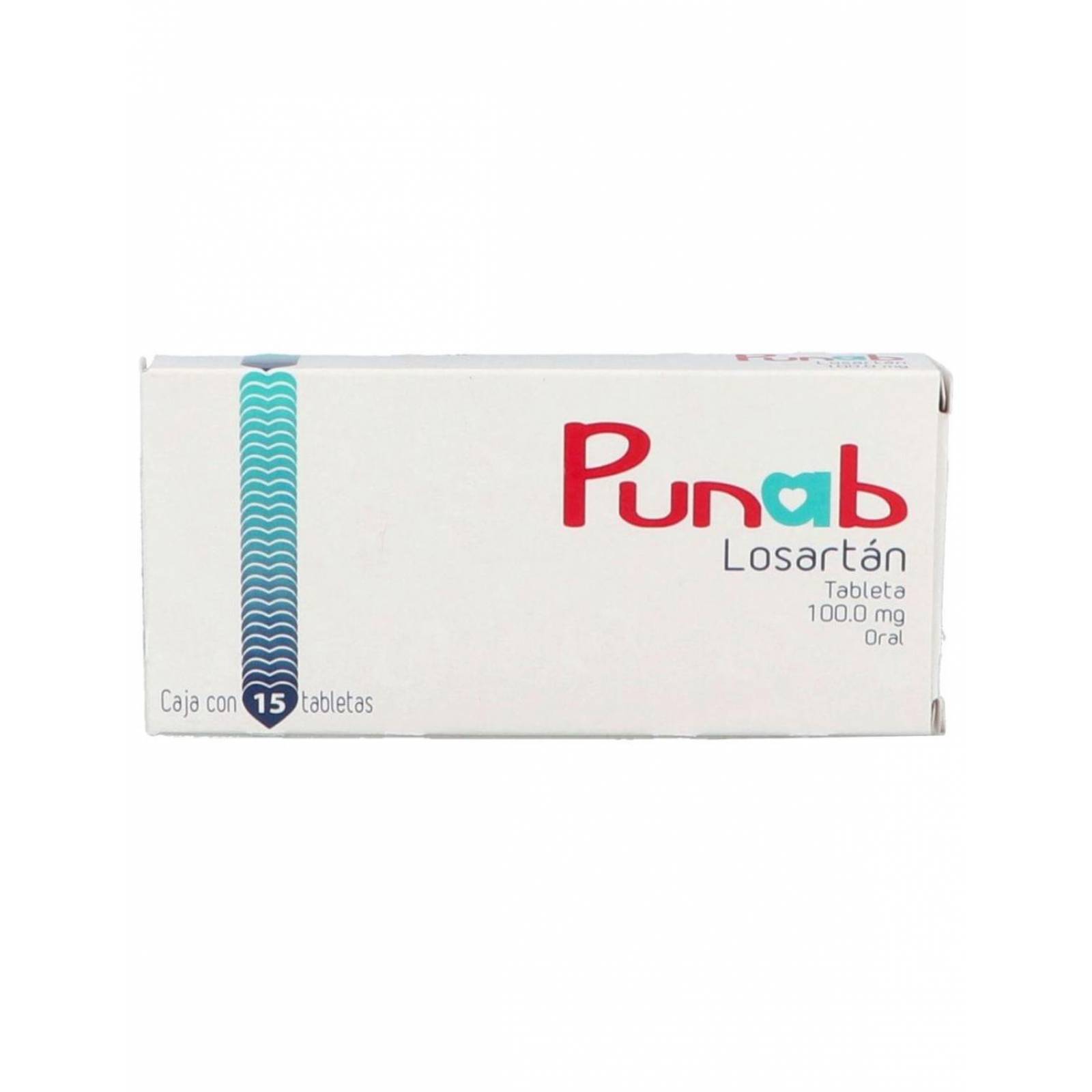 Punab 100 mg Caja Con 15 Tabletas 