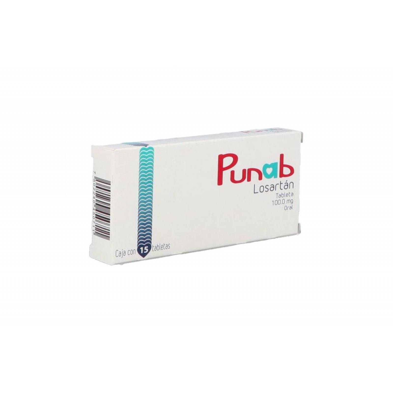 Punab 100 mg Caja Con 15 Tabletas 