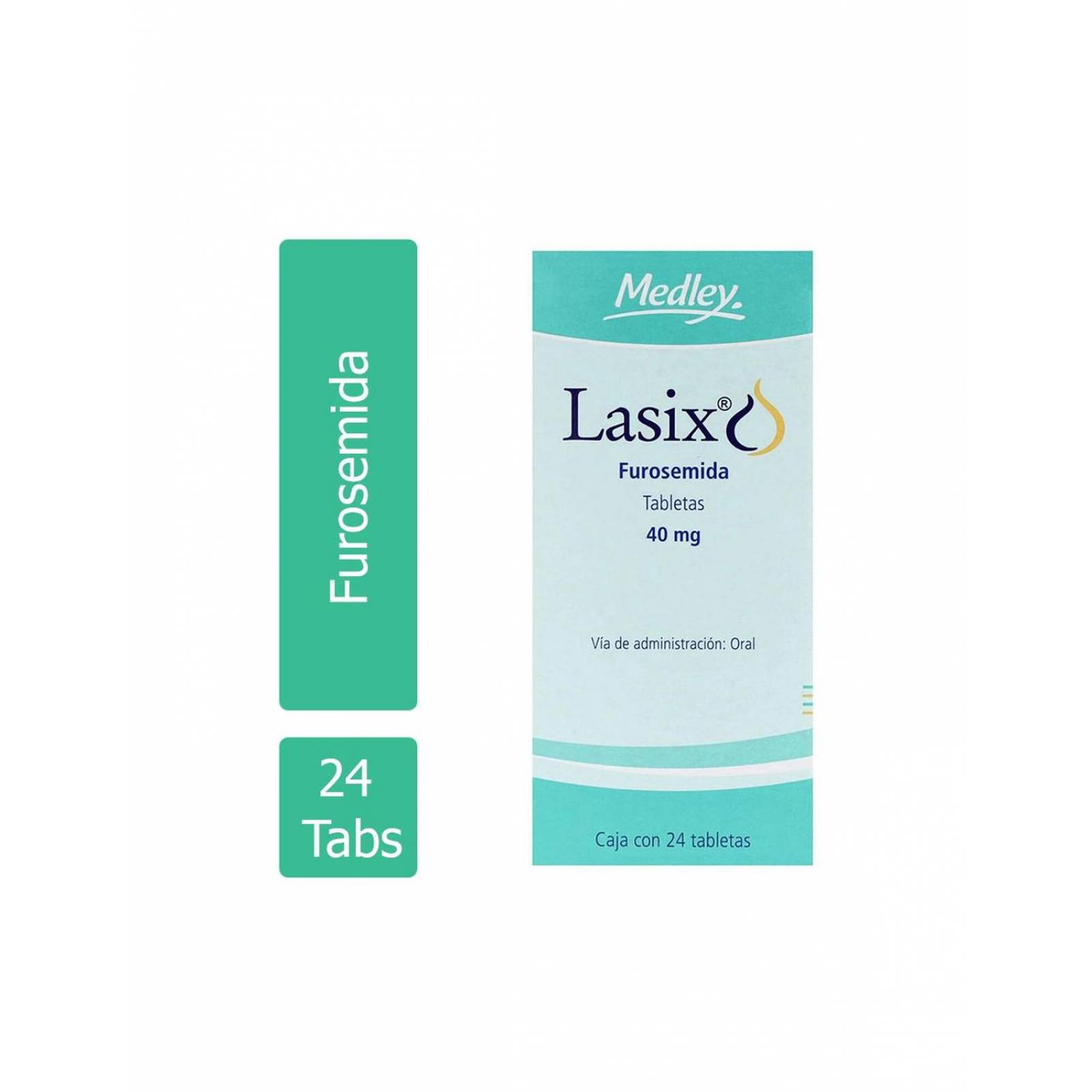 Lasix 40 mg Caja Con 24 Tabletas 