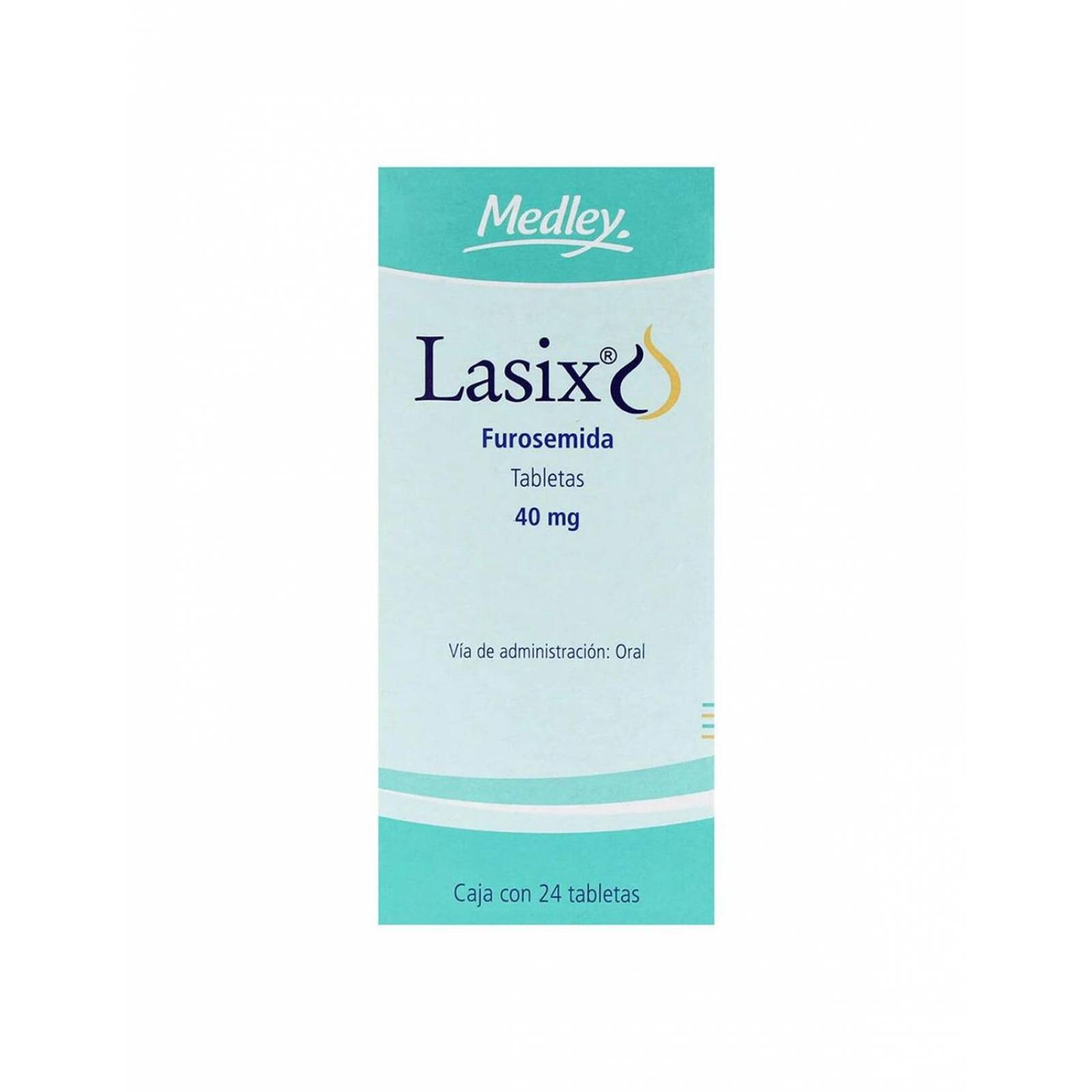 Lasix 40 mg Caja Con 24 Tabletas 
