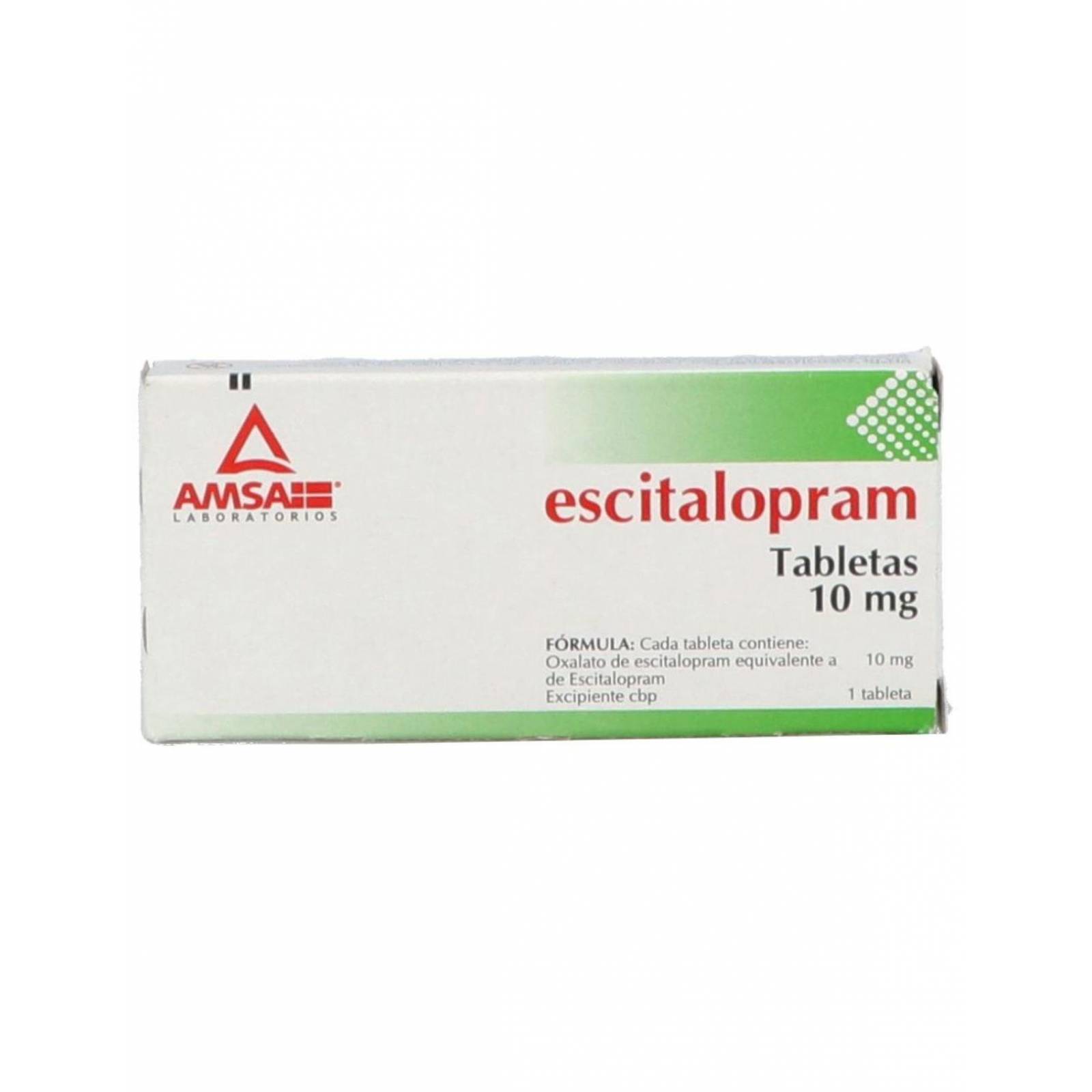 Escitalopram 10Mg Caja Con 14 Tabletas 