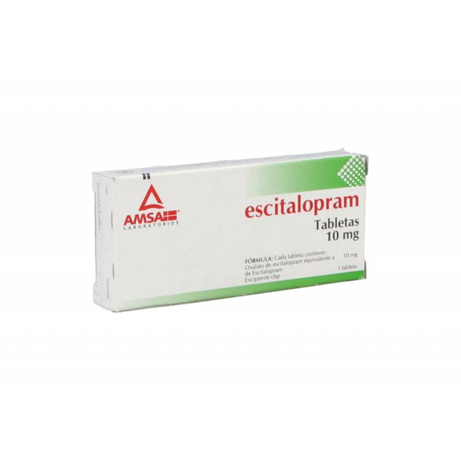 Escitalopram 10Mg Caja Con 14 Tabletas 