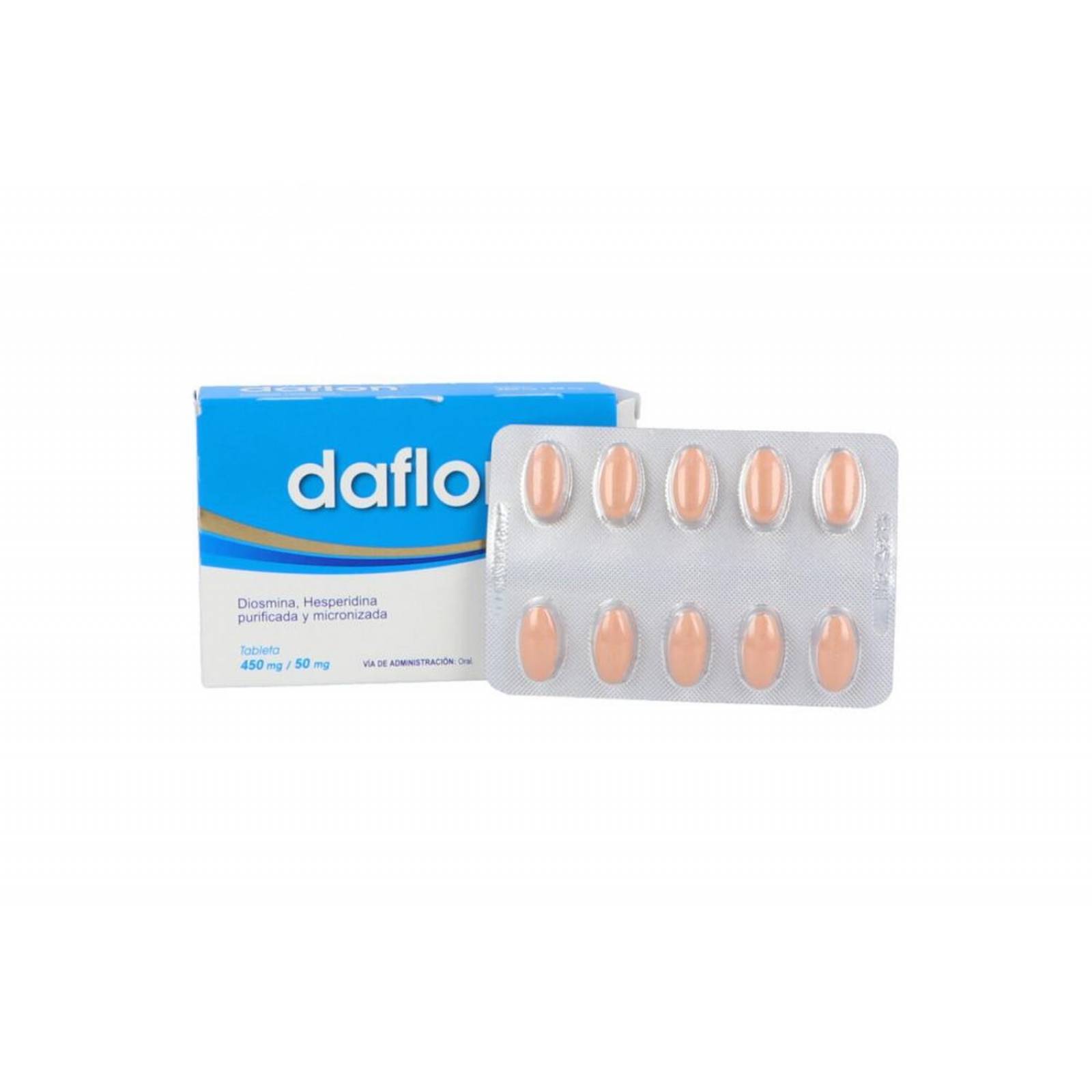 Daflon 500 mg Caja Con 20 Tabletas 