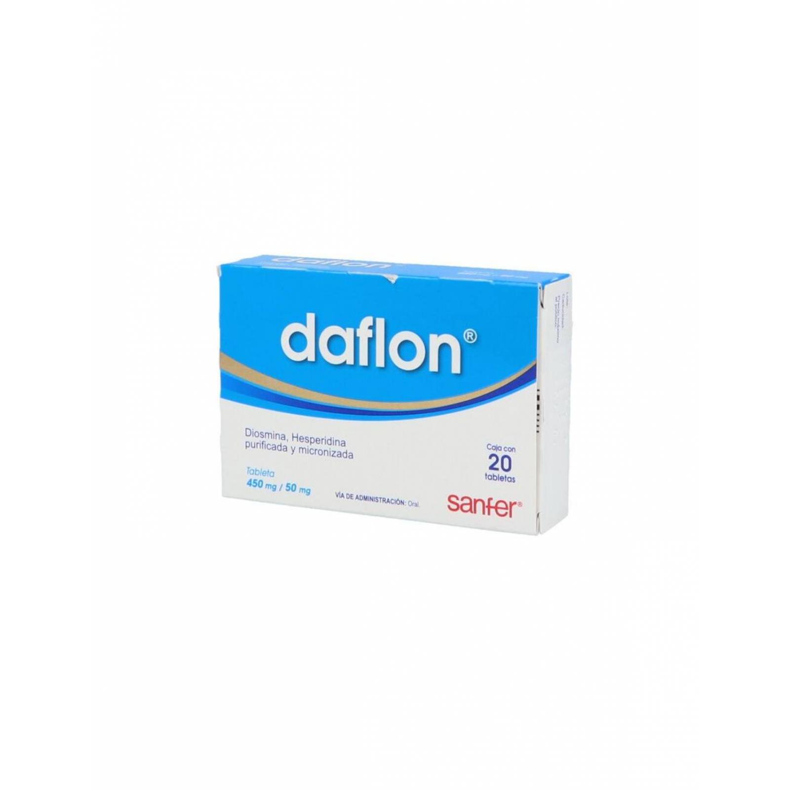 Daflon 500 mg Caja Con 20 Tabletas 