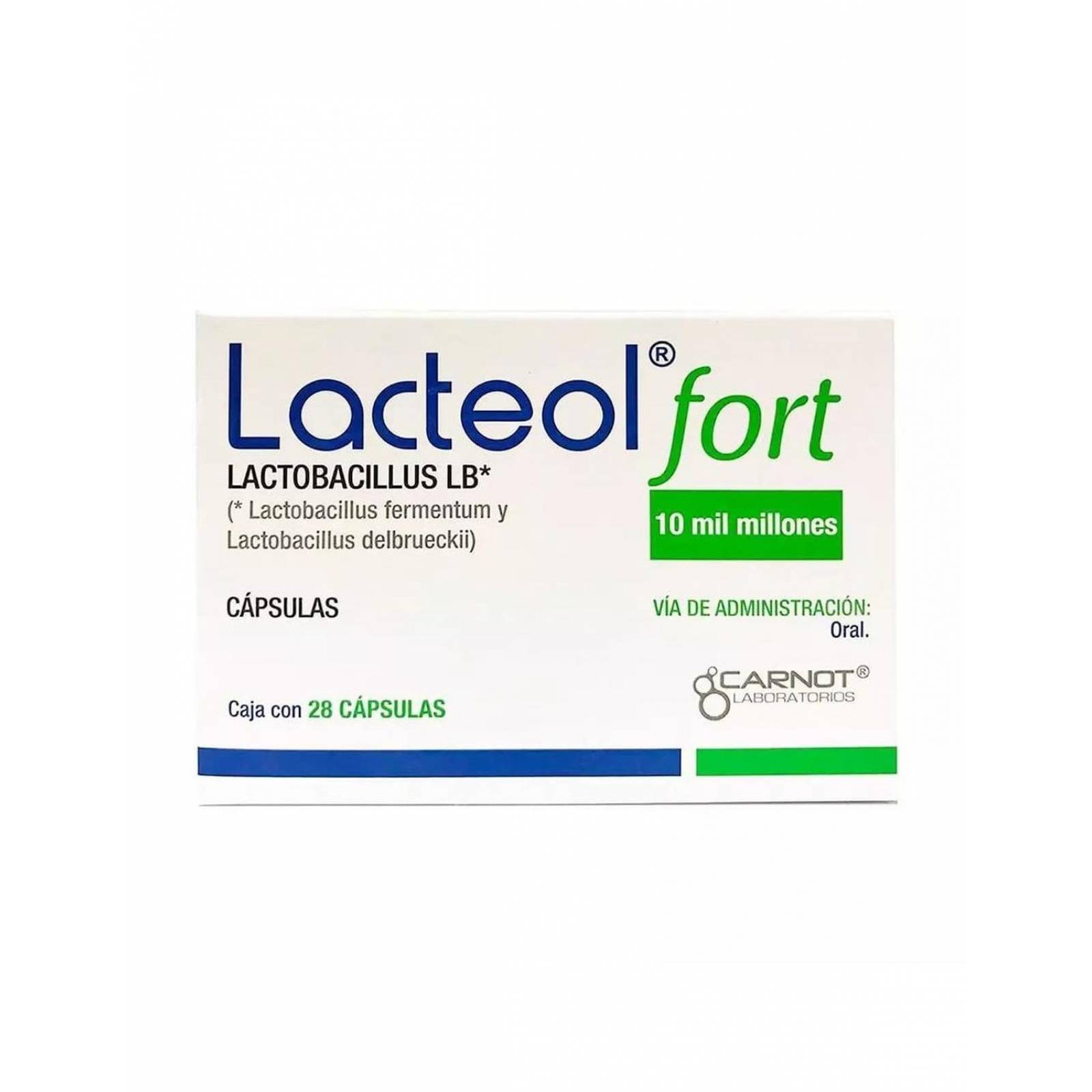 Lacteol Fort 10,000 M.U.I Caja Con 28 Cápsulas 