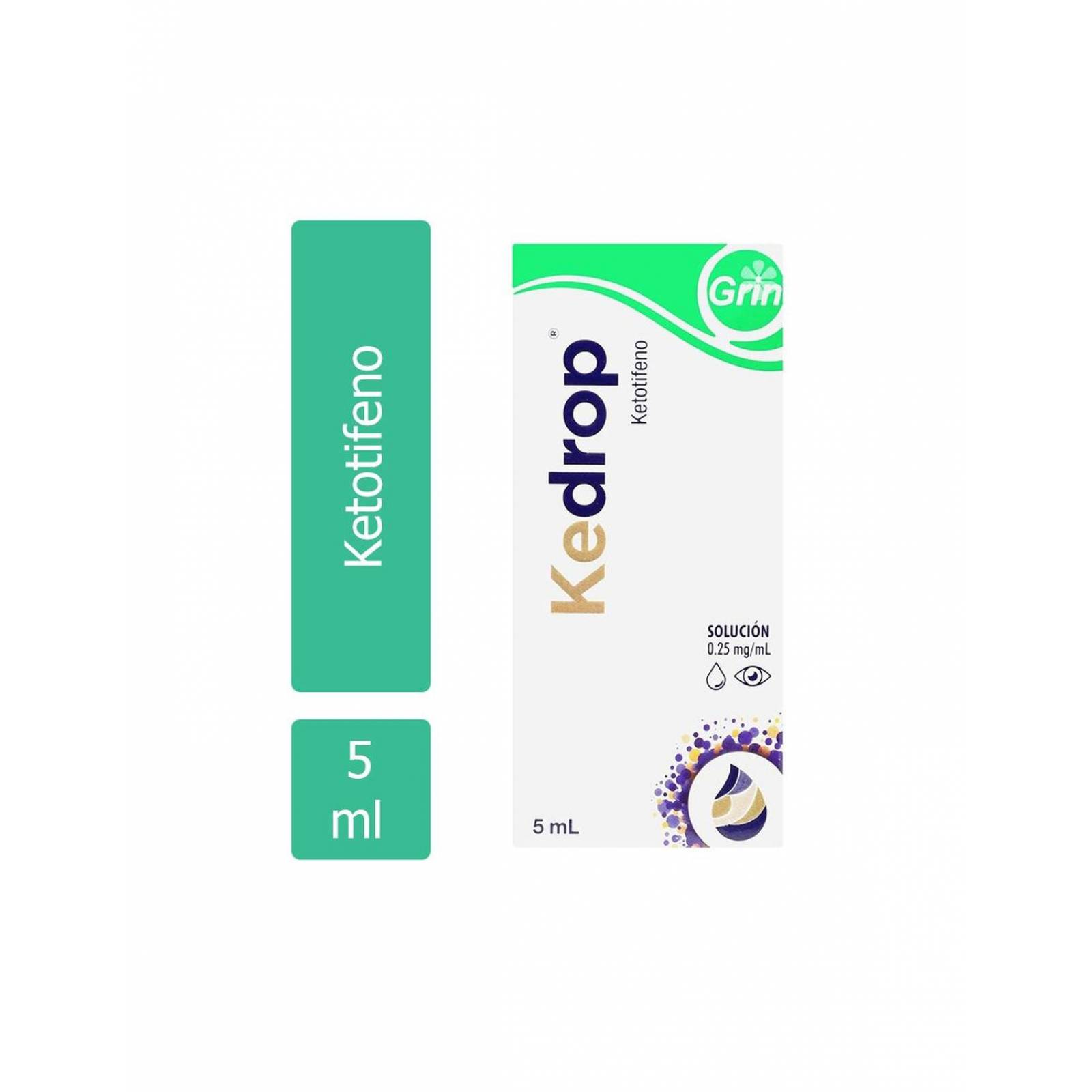 Kedrop 0.025 % Caja Con Frasco Gotero Con 5 mL 