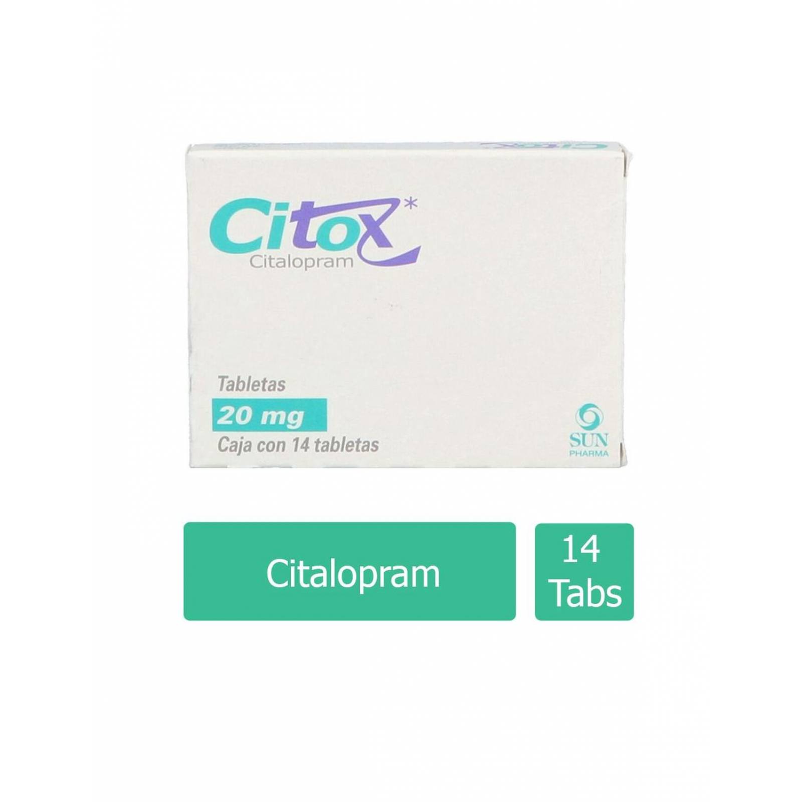 Citox 20 mg Caja Con 14 Tabletas 