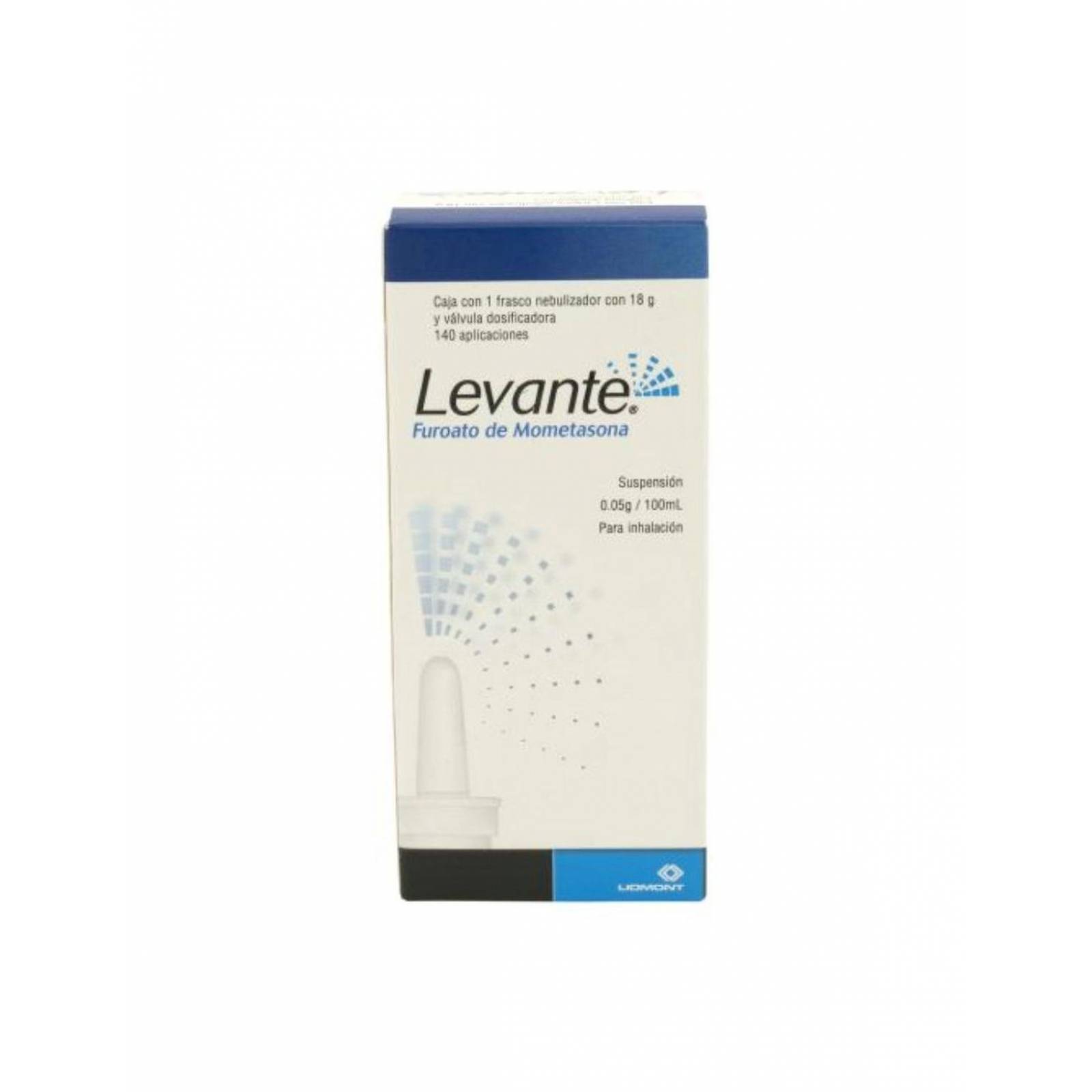Levante 0.05 g/100 mL Suspensión Frasco Nebulizador Con 18 g 