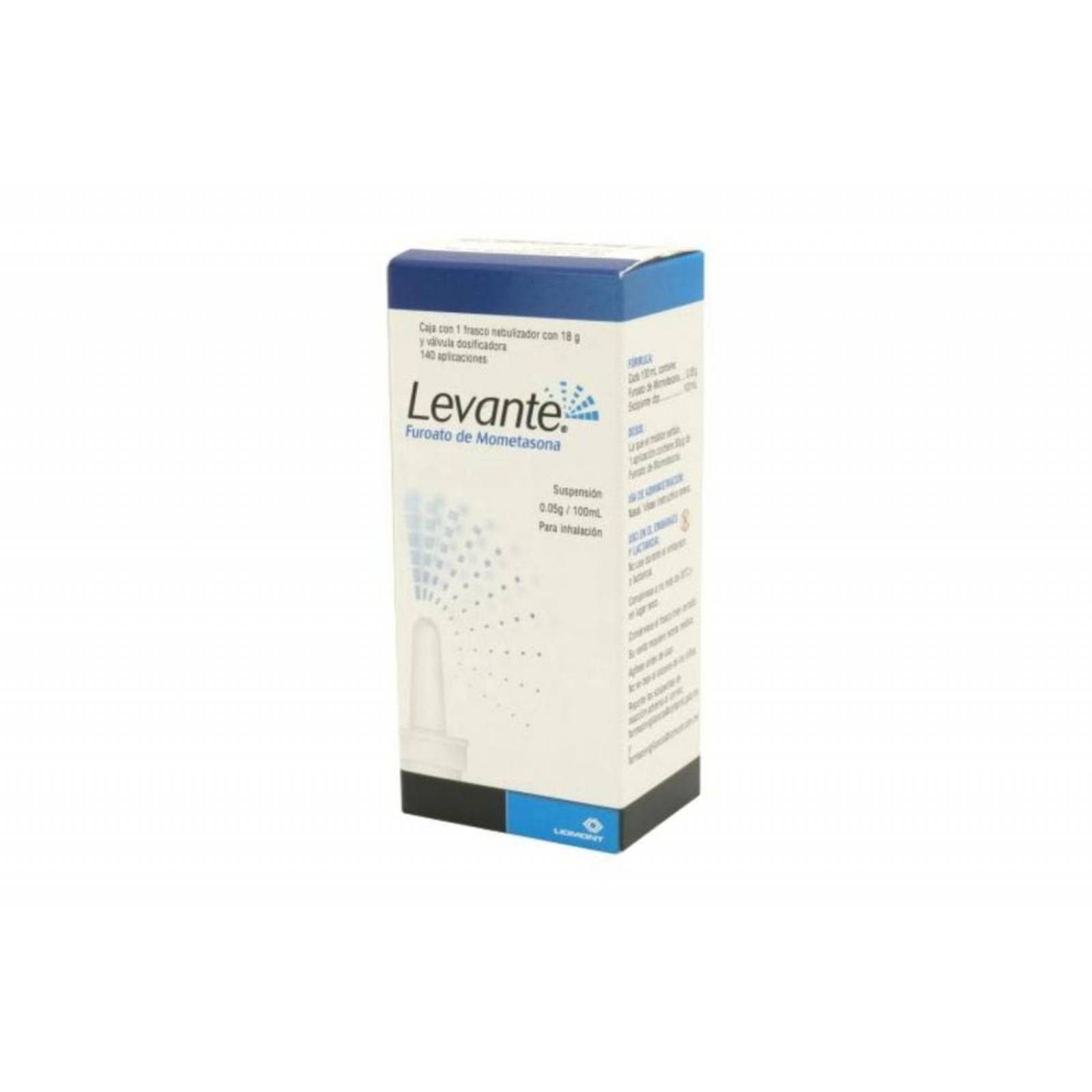 Levante 0.05 g/100 mL Suspensión Frasco Nebulizador Con 18 g 