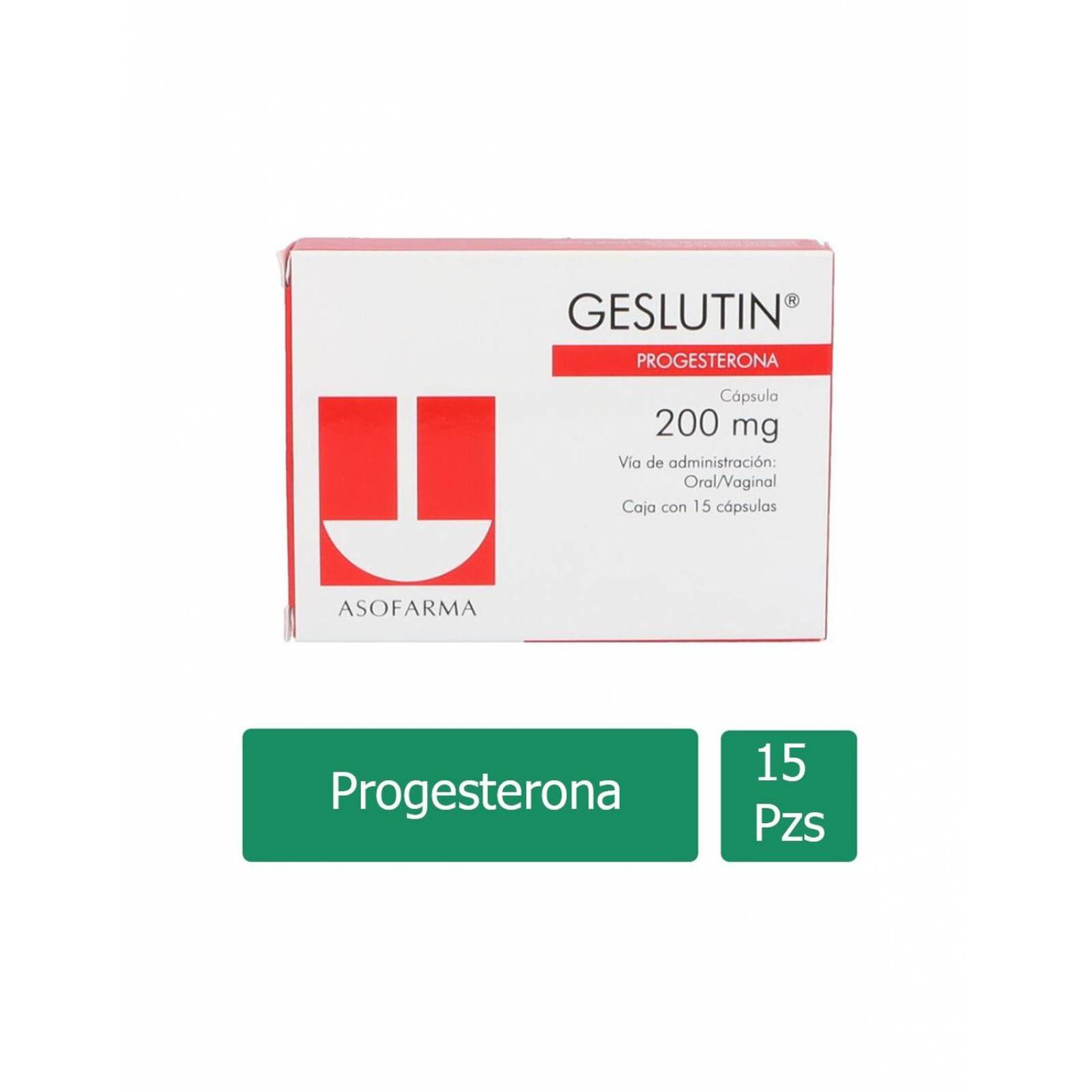 Geslutin 200 mg Caja Con 15 Perlas 