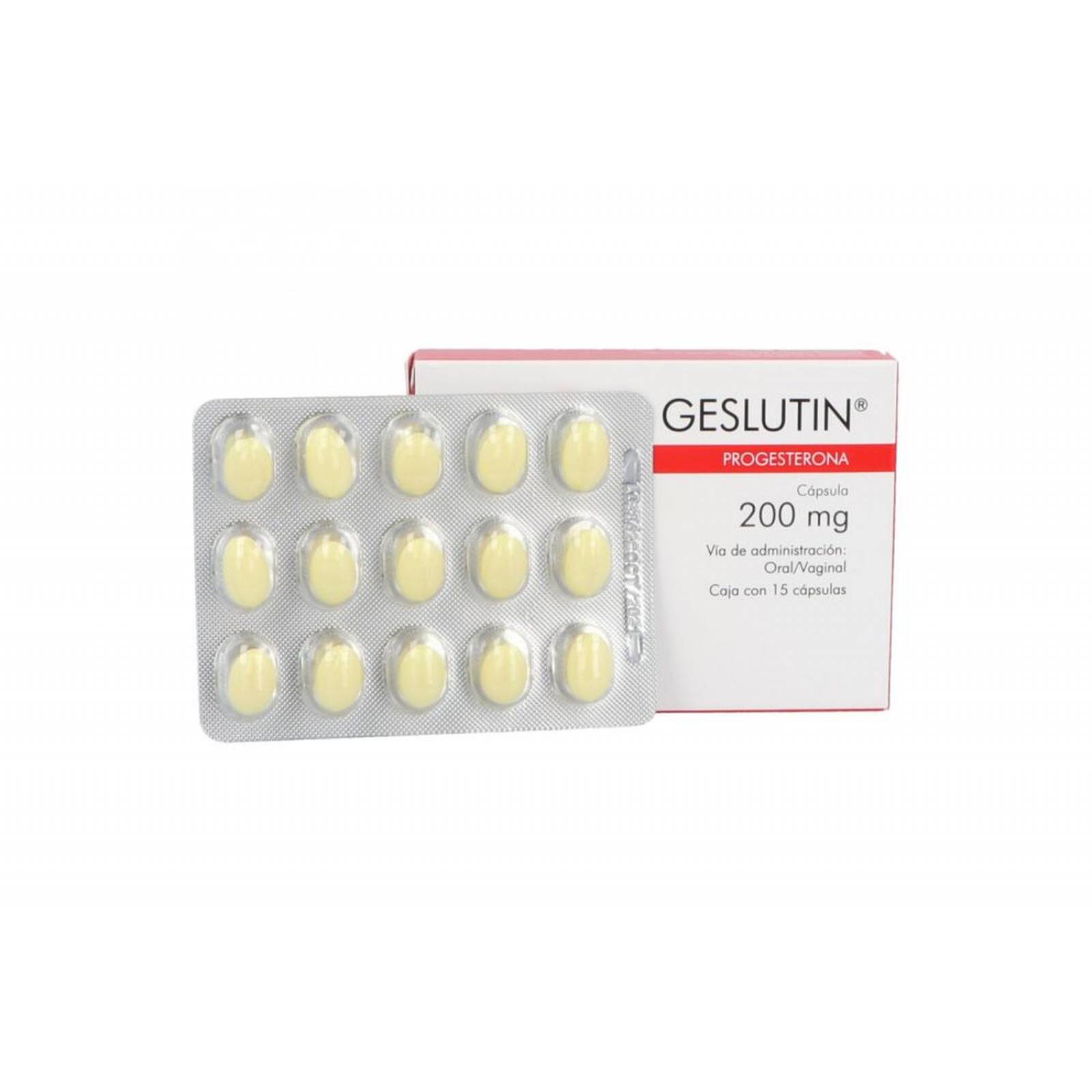 Geslutin 200 mg Caja Con 15 Perlas 