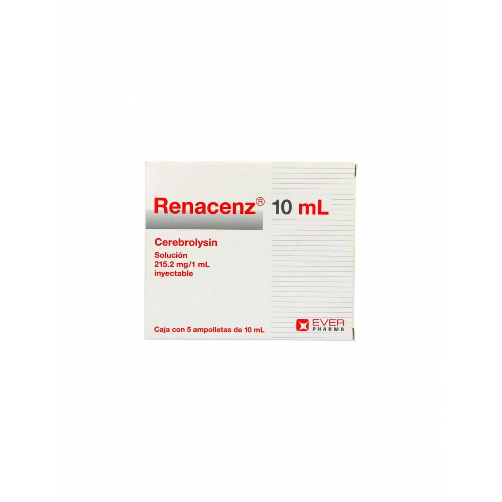 Renacenz 215.2 mg / 1 mL Solución Inyectable Caja Con 5 Ampolletas 10 mL 