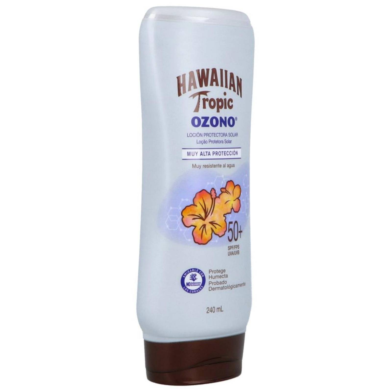 HAWAIIAN TROPIC OZONO FPS50 240ML - FRASCO CON LOCIÓN CON 240ML 