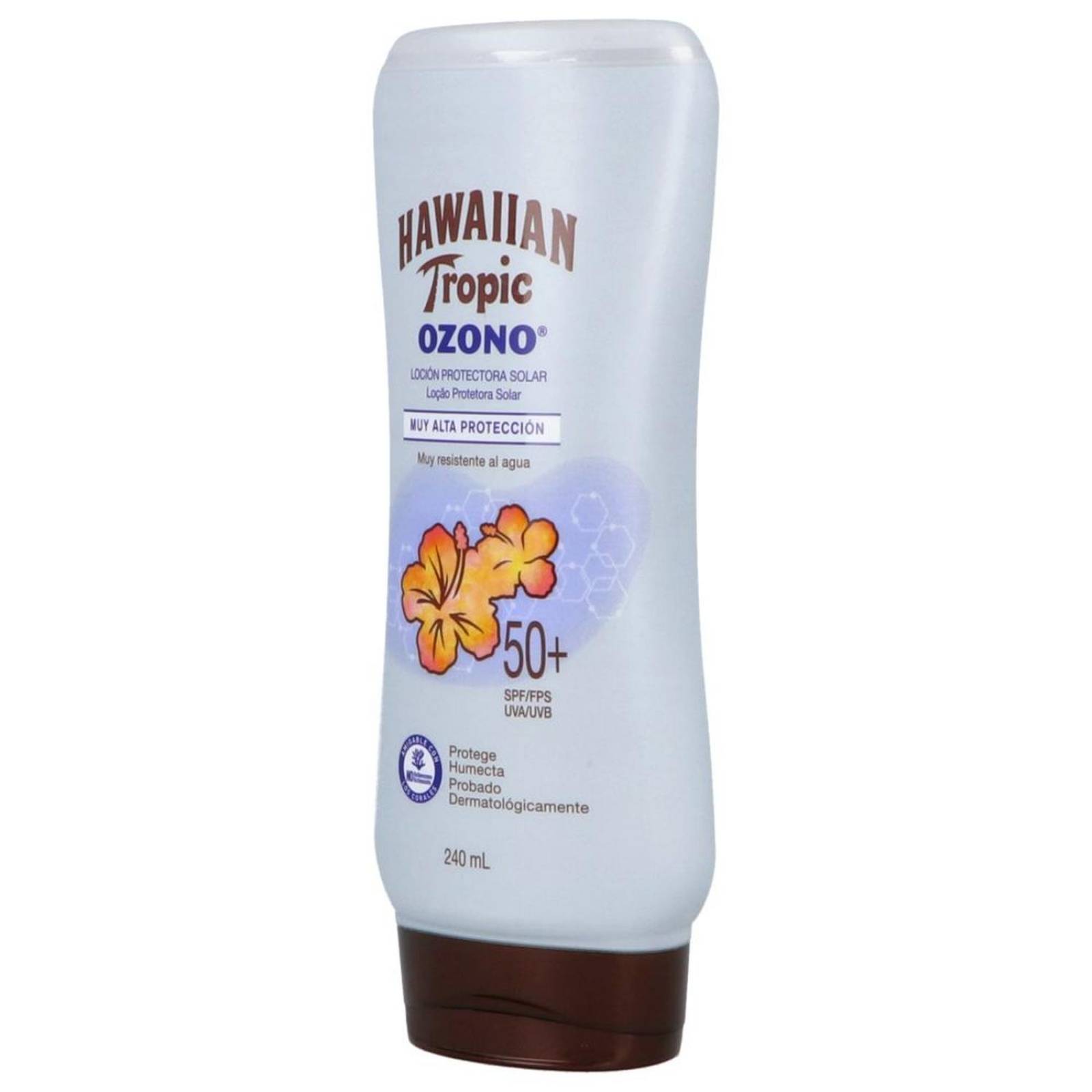 HAWAIIAN TROPIC OZONO FPS50 240ML - FRASCO CON LOCIÓN CON 240ML 