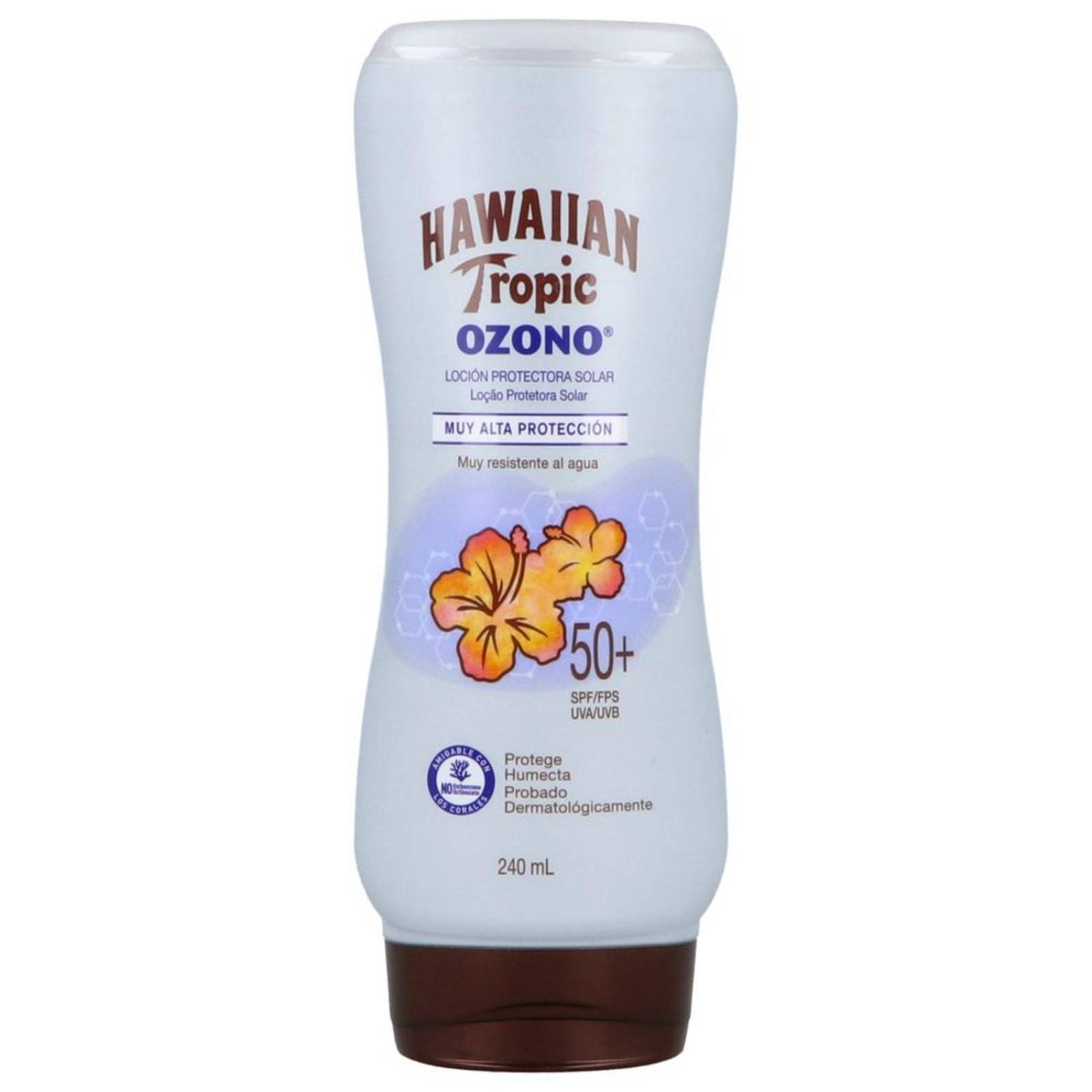 HAWAIIAN TROPIC OZONO FPS50 240ML - FRASCO CON LOCIÓN CON 240ML 