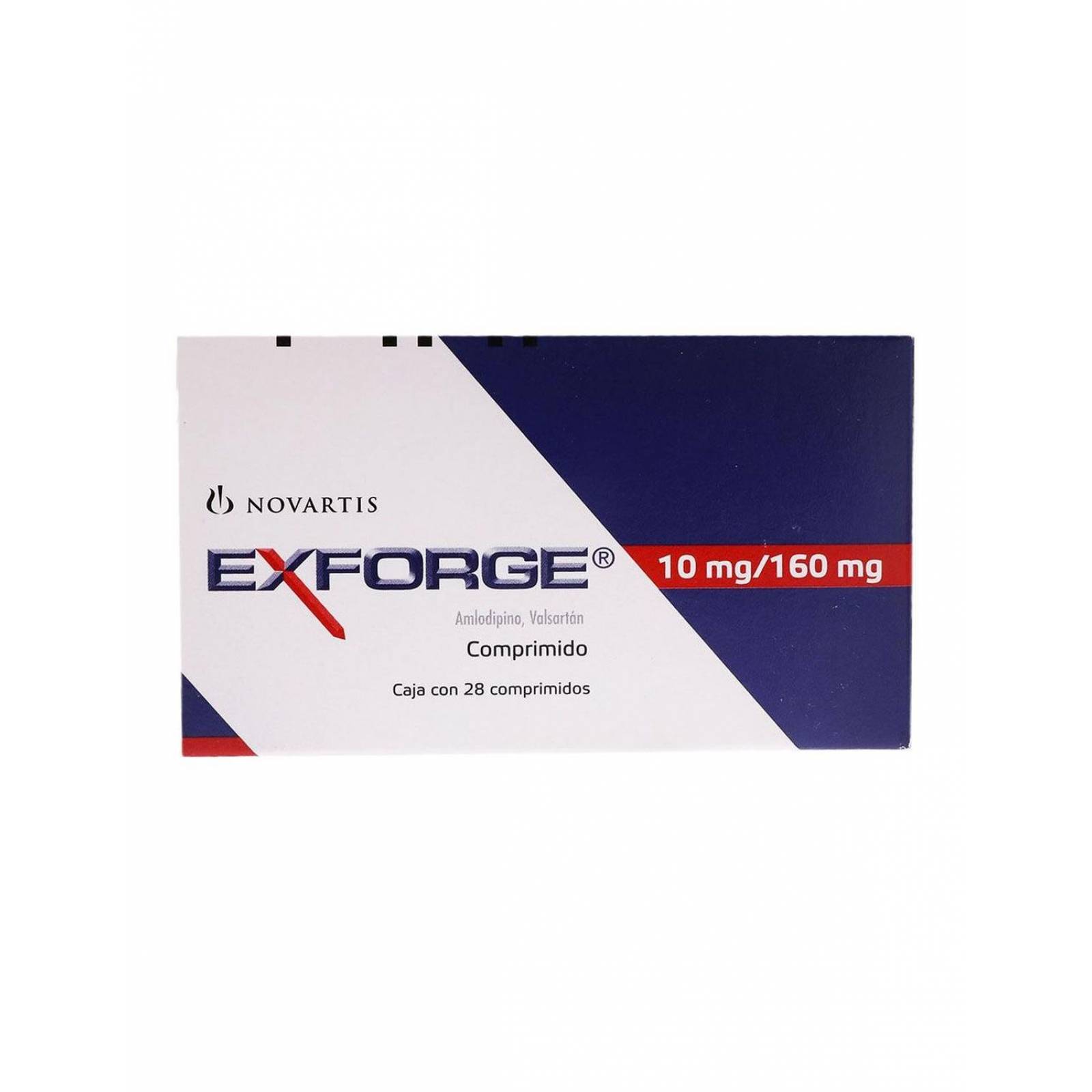 Exforge 10 mg / 160 mg Caja Con 28 Comprimidos 