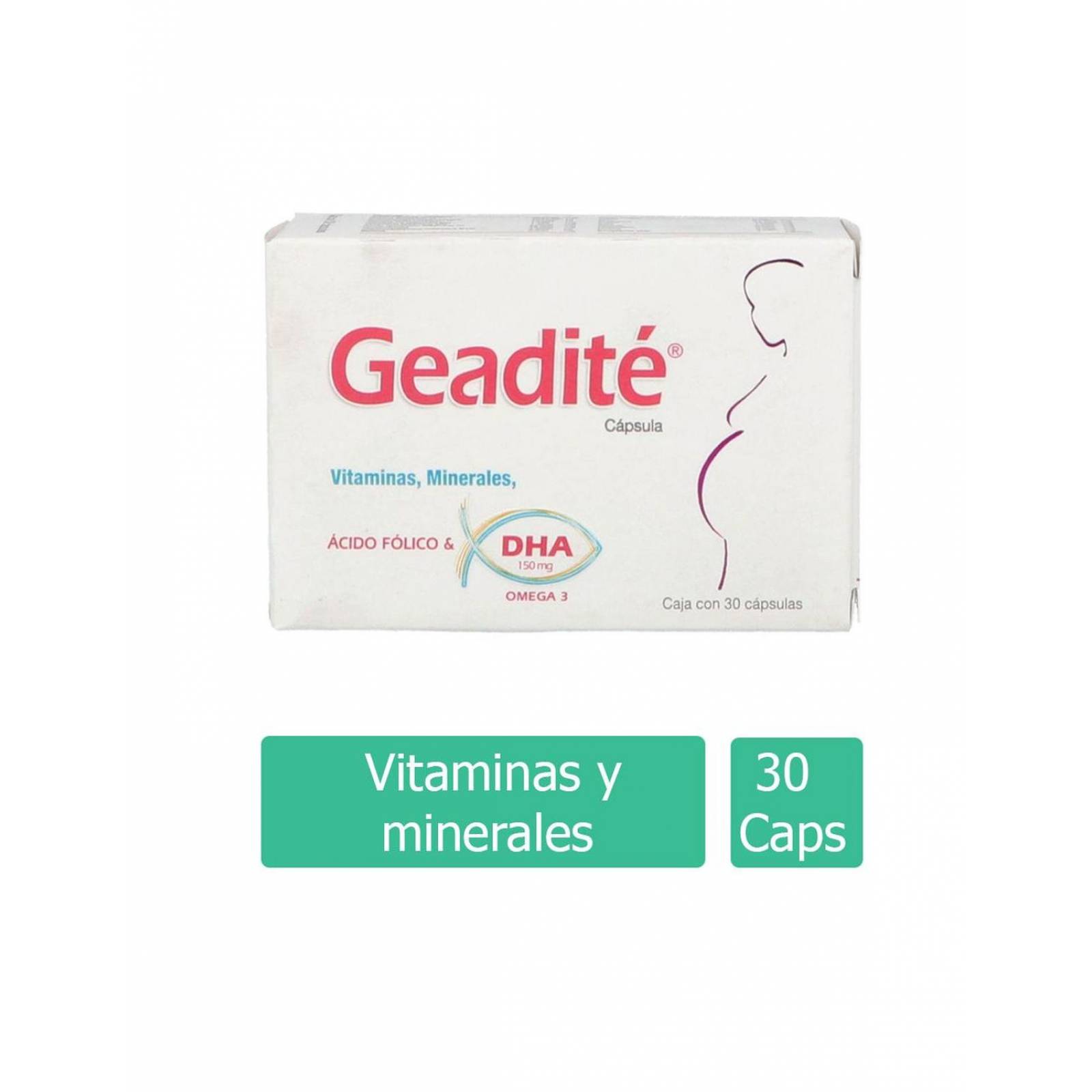 Geadite 150 mg Caja Con 30 Cápsulas 