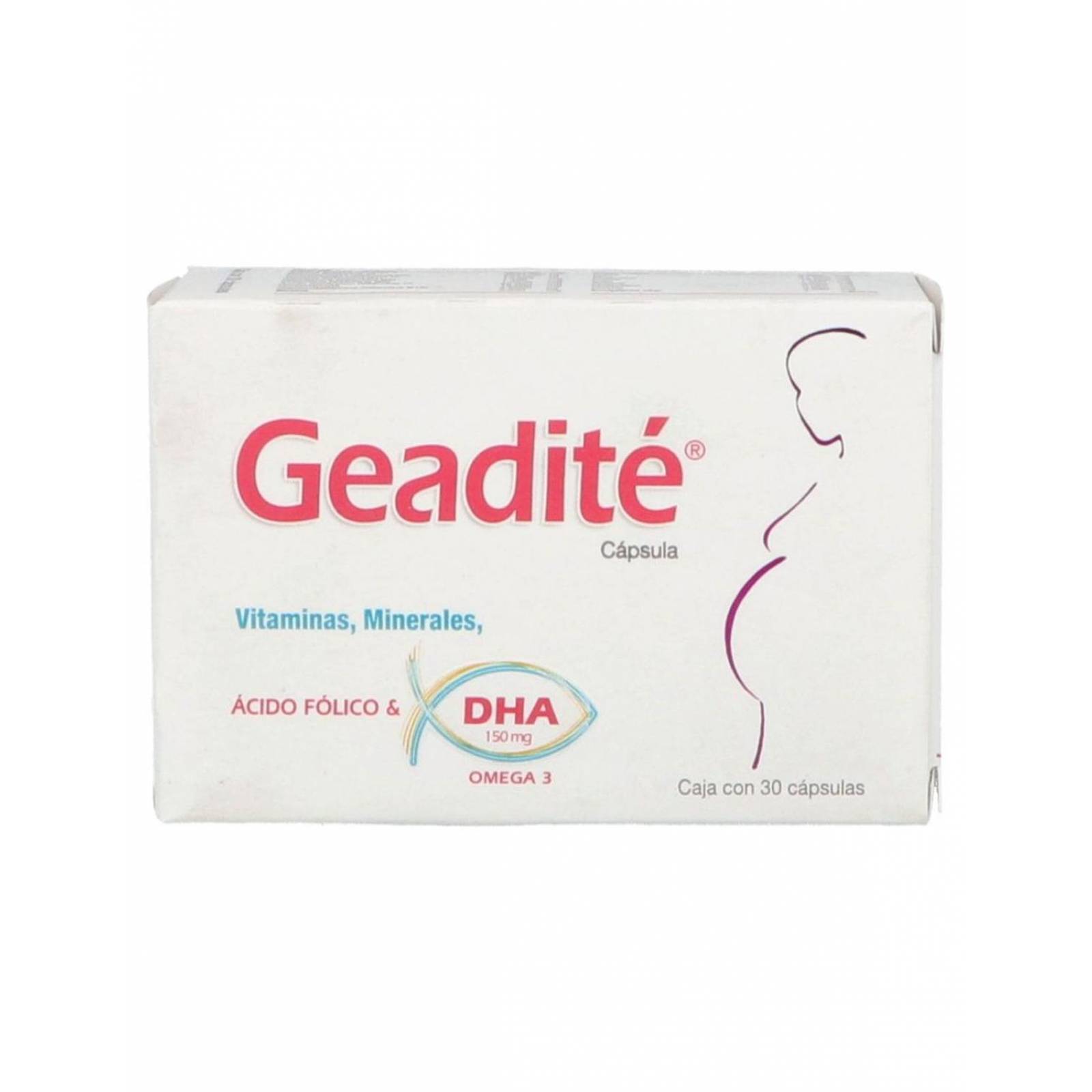 Geadite 150 mg Caja Con 30 Cápsulas 
