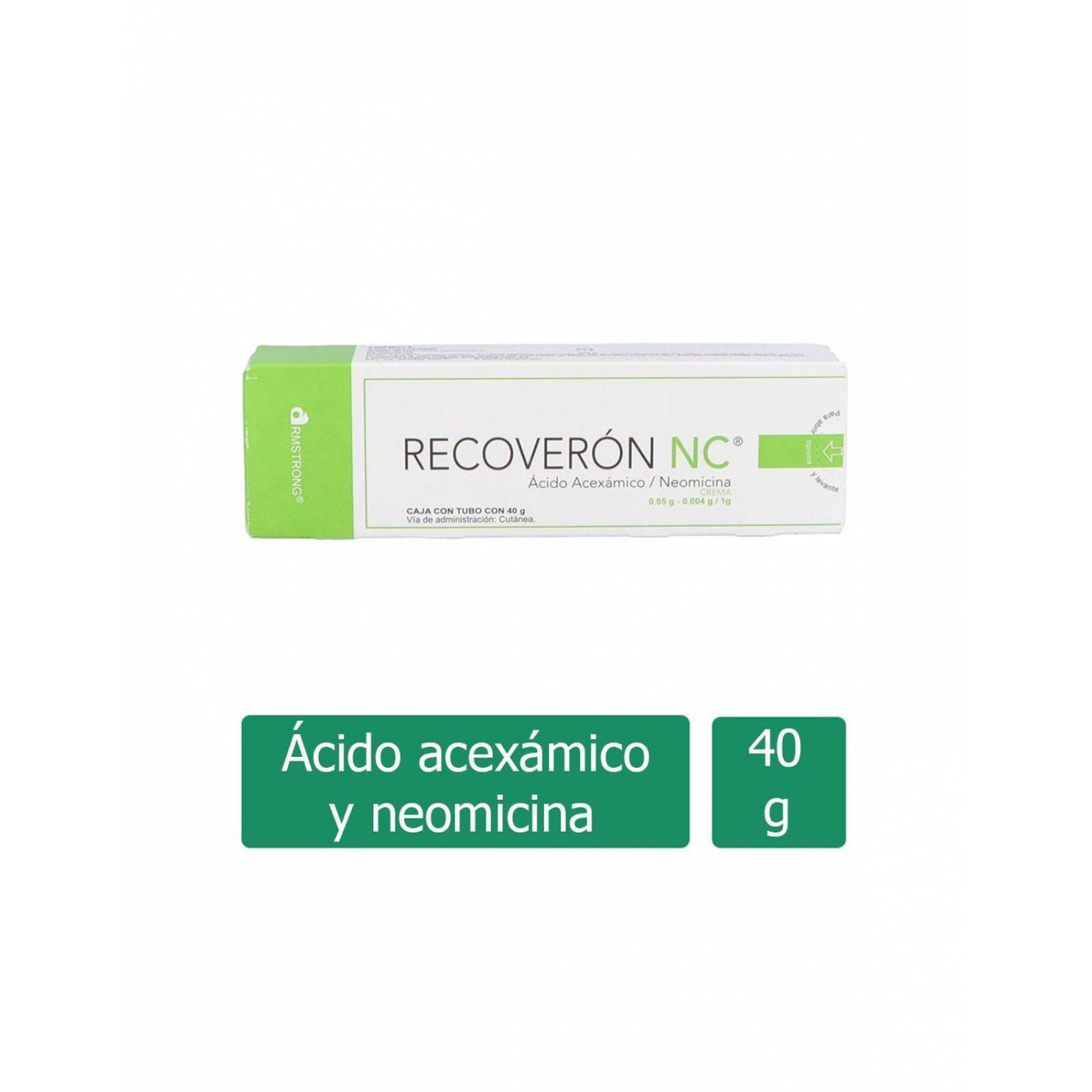 Recoverón NC Crema 5 g / 0.4 g Caja Con Tubo Con 40 g 