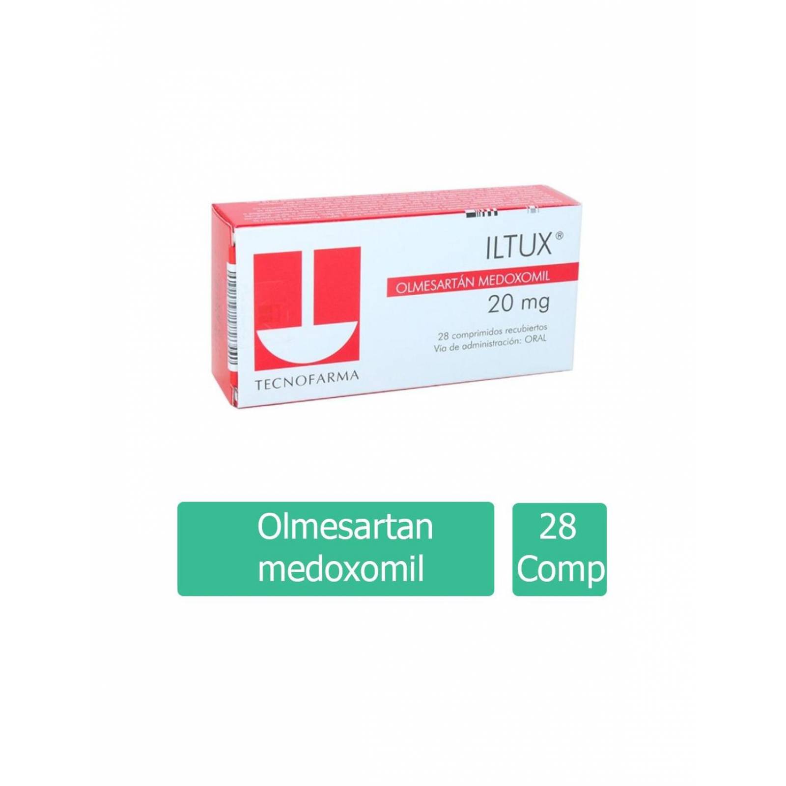 Iltux 20 mg Caja Con 28 Tabletas 