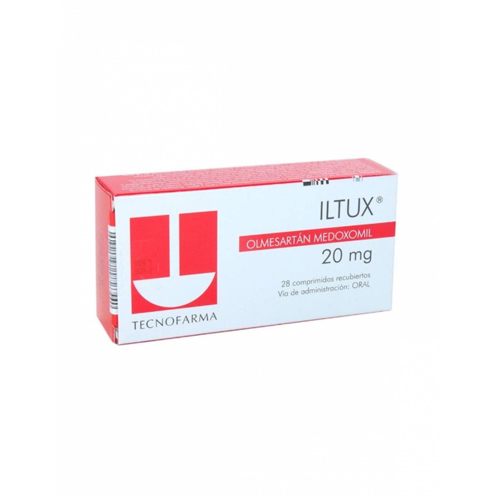 Iltux 20 mg Caja Con 28 Tabletas 