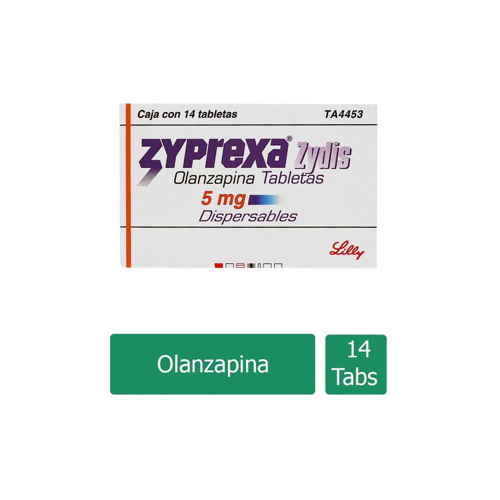Zyprexa Zydis 5 mg Caja Con 14 Tabletas 
