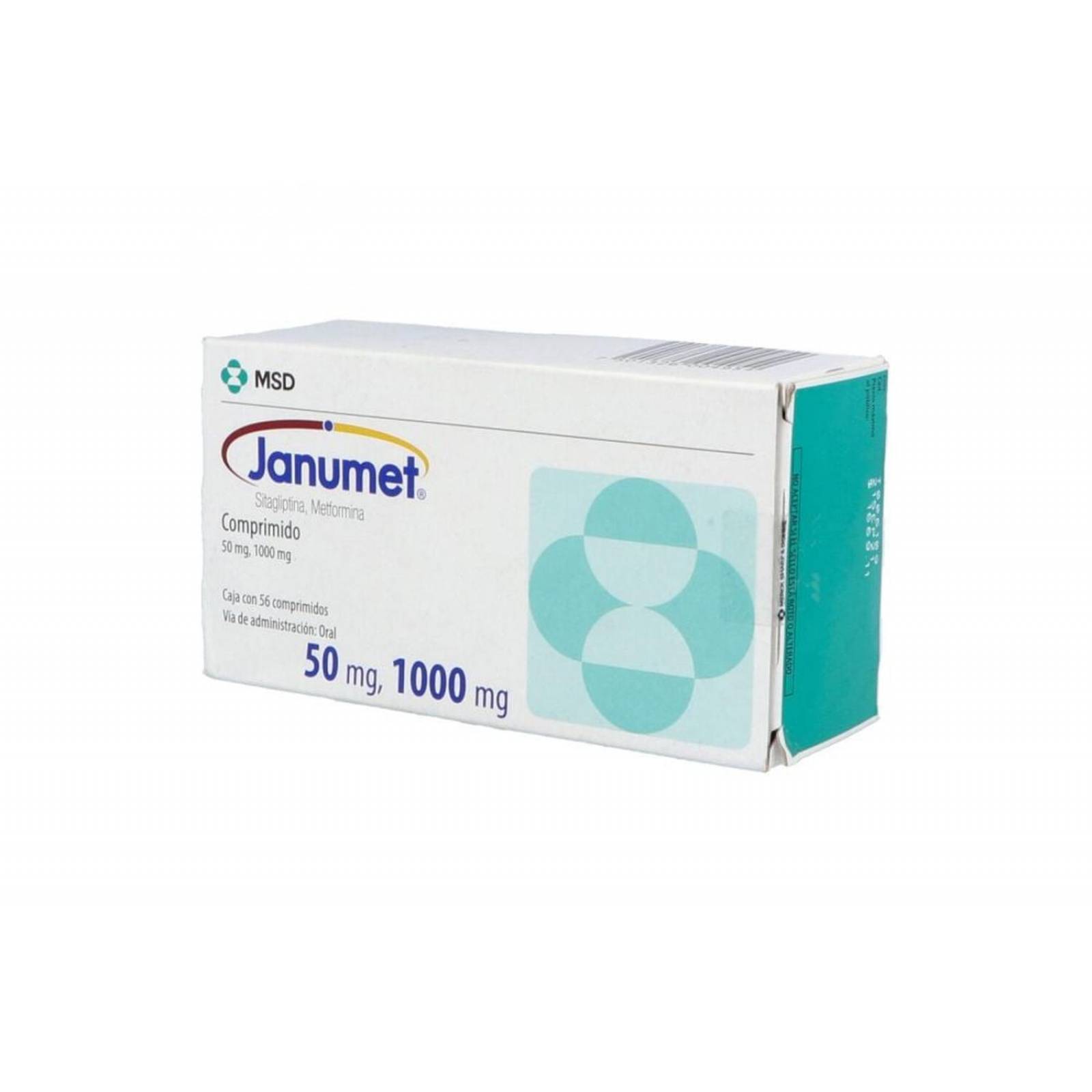 Janumet 50 / 1000 mg Caja Con 56 Comprimidos 