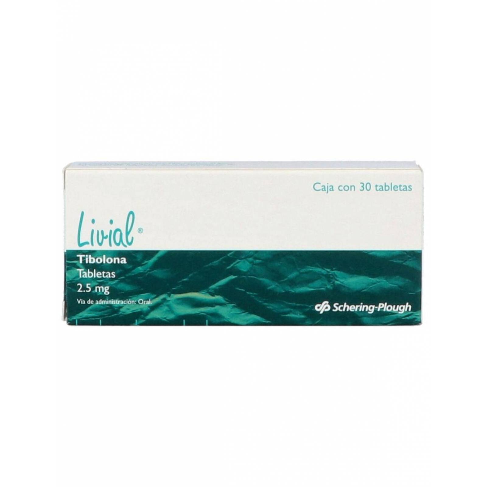 Livial 2.5 mg Caja Con 30 Tabletas 