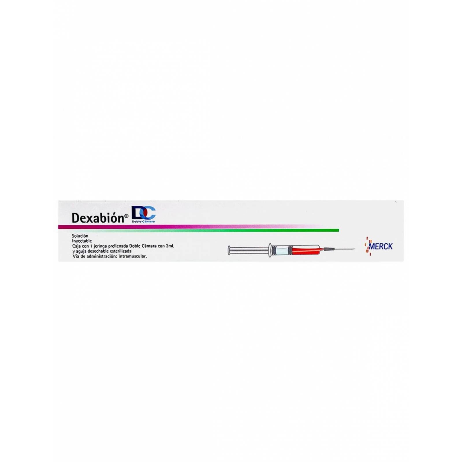 Dexabion DC Doble Cámara Inyectable Caja Con 1 Jeringa Prellenada Con 3 mL - RX 
