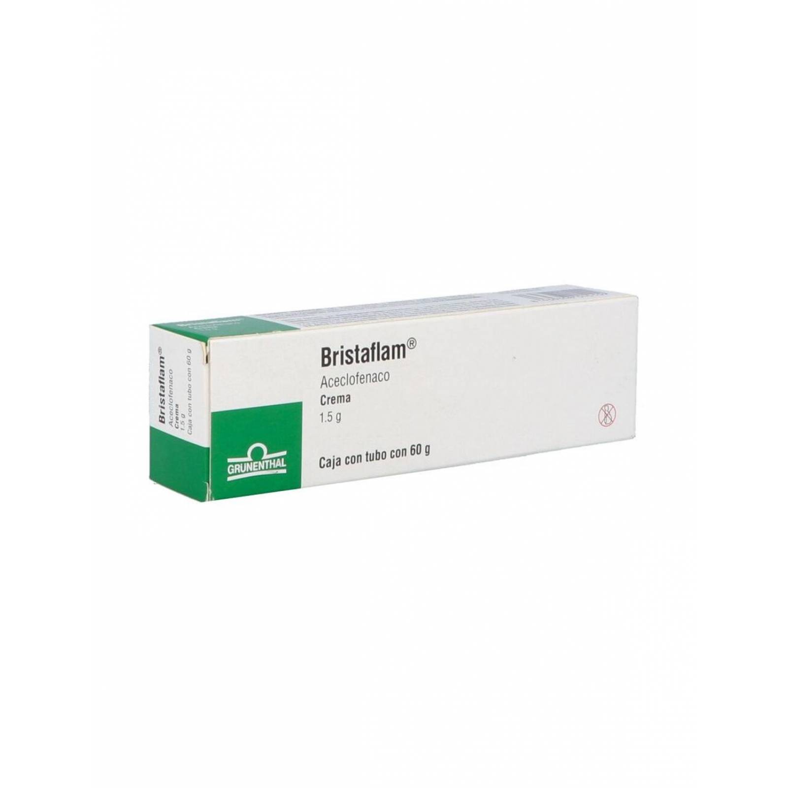 Bristaflam Crema 1.5g Caja Con Tubo Con 60 g 