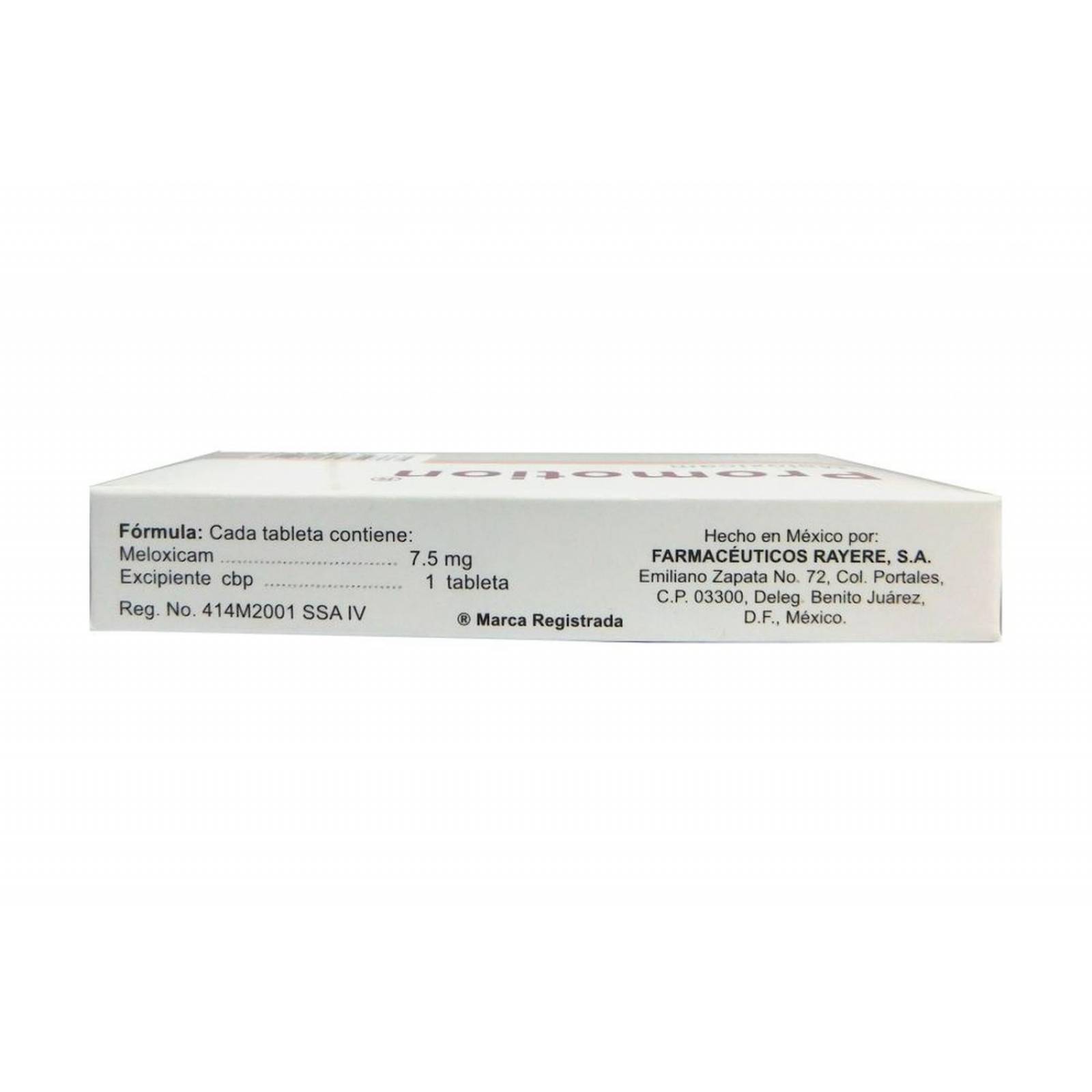 PROMOTION 7.5 MG CAJA CON 14 TABLETAS 