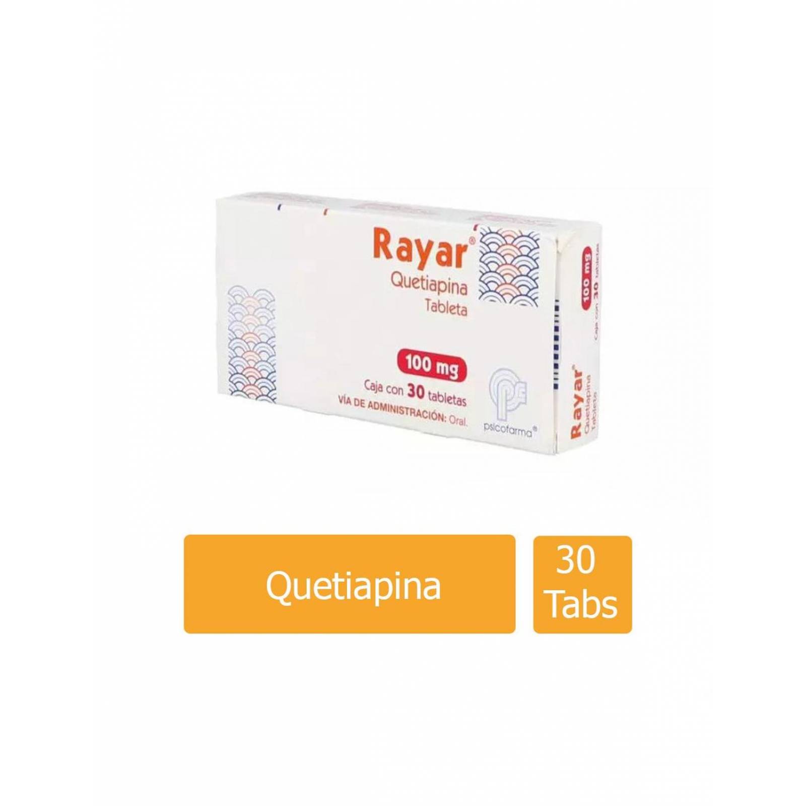 Rayar 100 mg Caja Con 30 Tabletas 