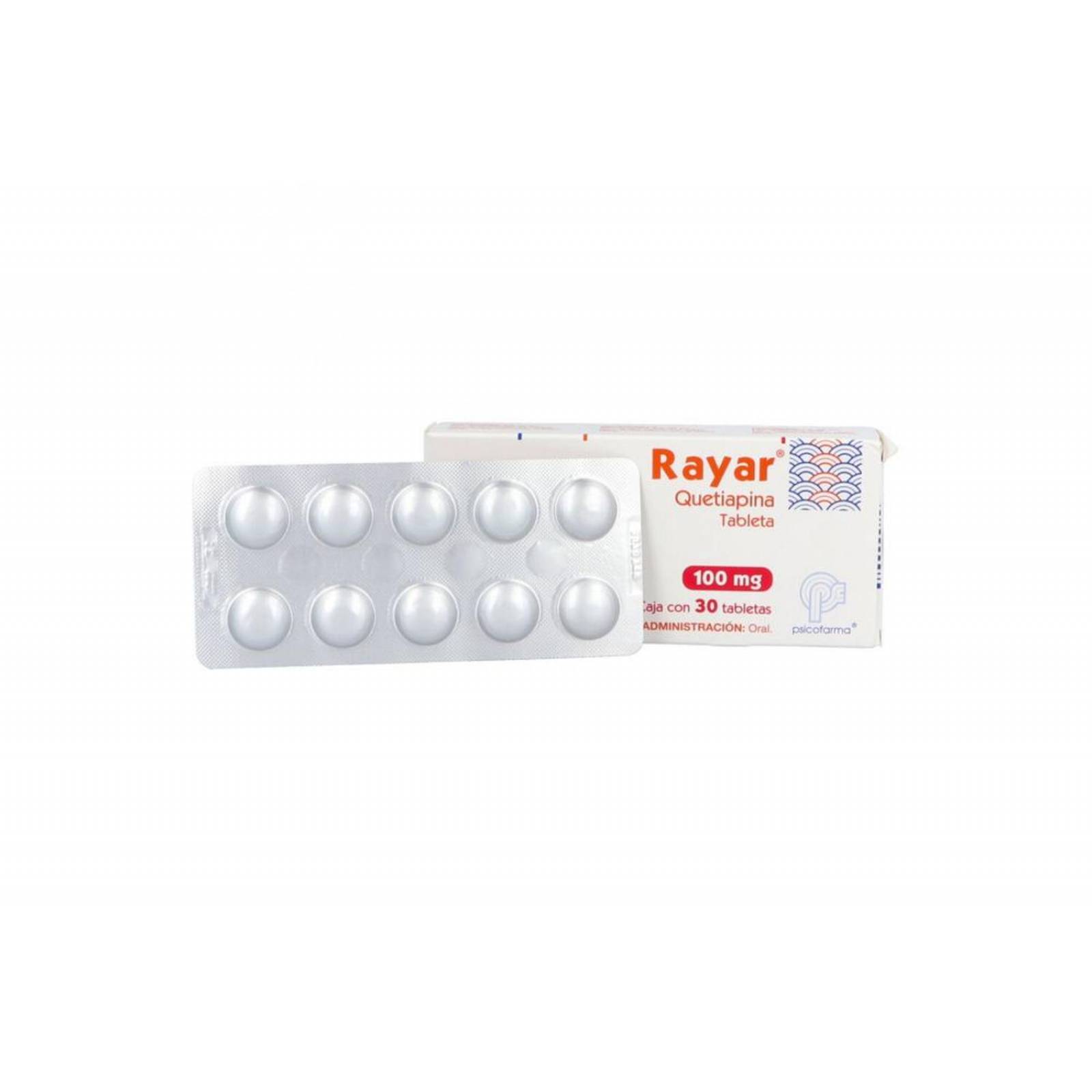 Rayar 100 mg Caja Con 30 Tabletas 