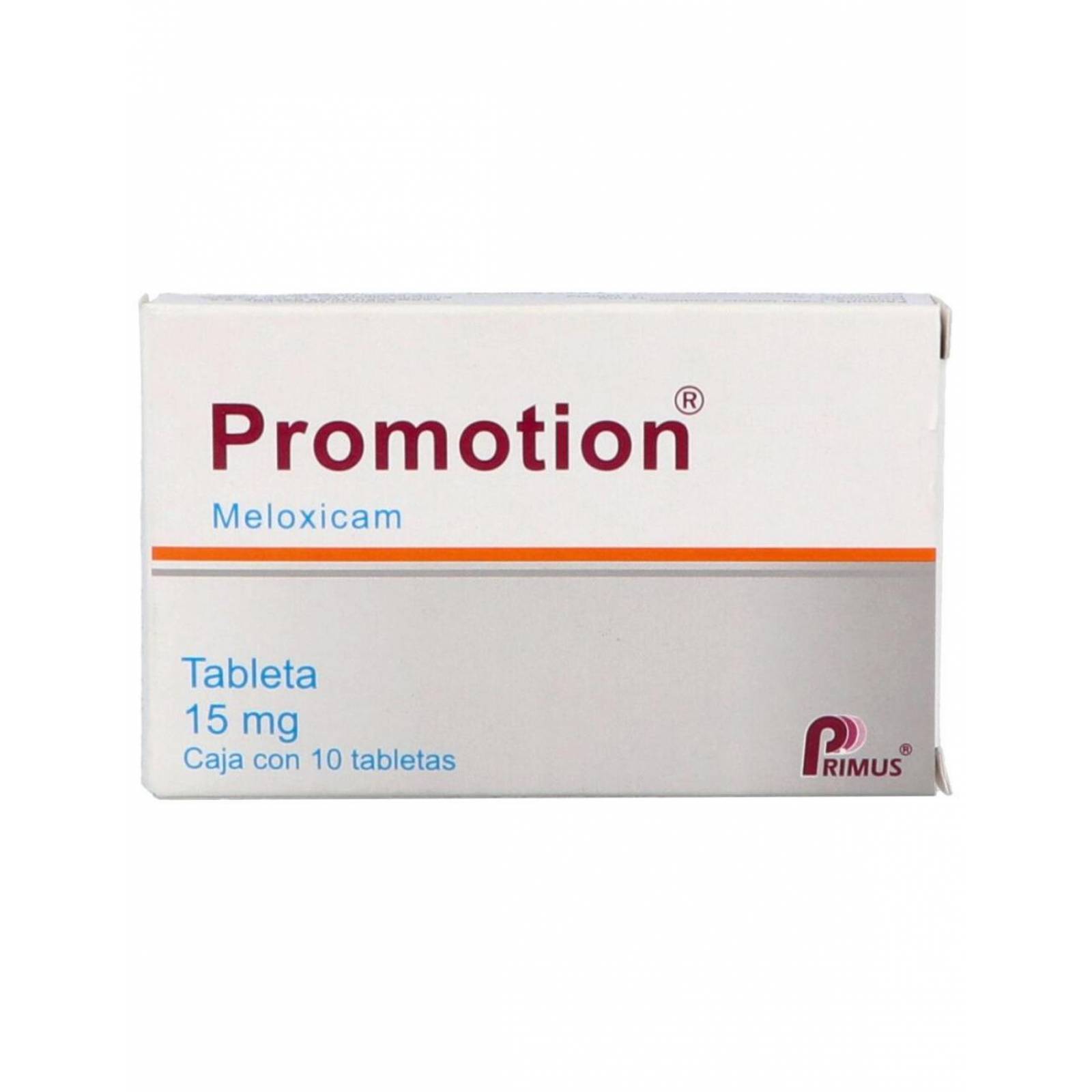 PROMOTION 15 MG CAJA CON 10 TABLETAS ANTIINFLAMATORIO 