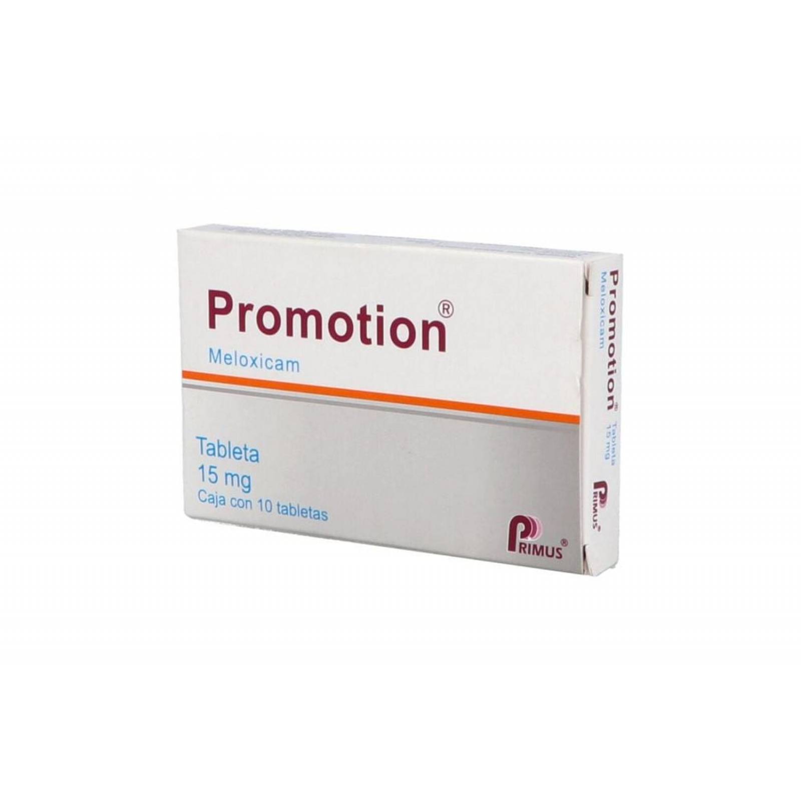 PROMOTION 15 MG CAJA CON 10 TABLETAS ANTIINFLAMATORIO 