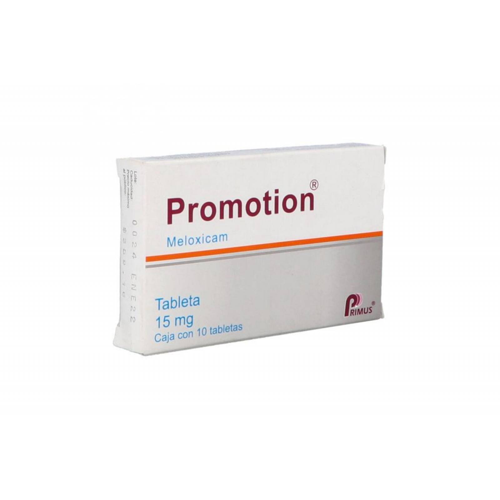 PROMOTION 15 MG CAJA CON 10 TABLETAS ANTIINFLAMATORIO 
