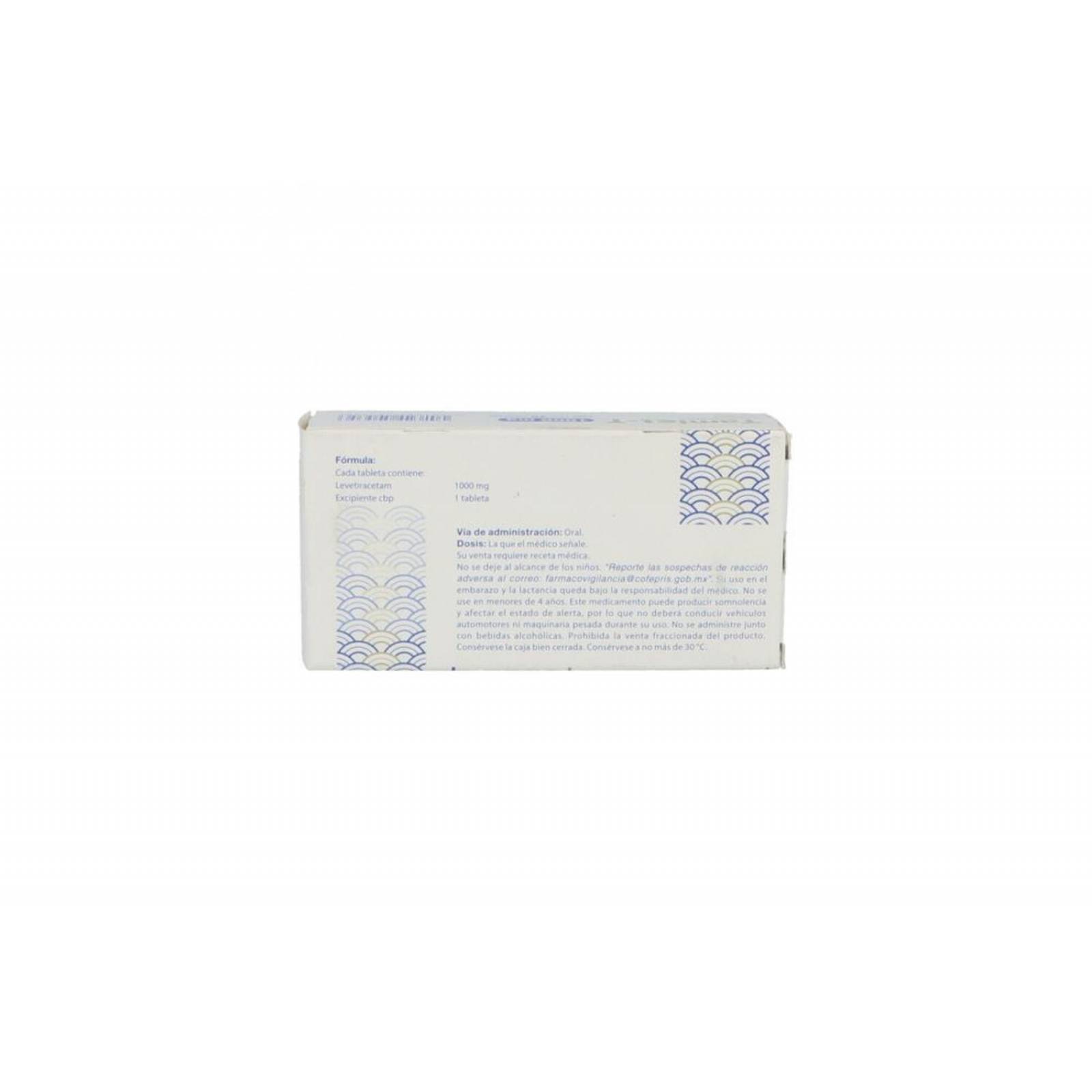 Tamlet-T 1000 mg Caja Con 30 Tabletas 