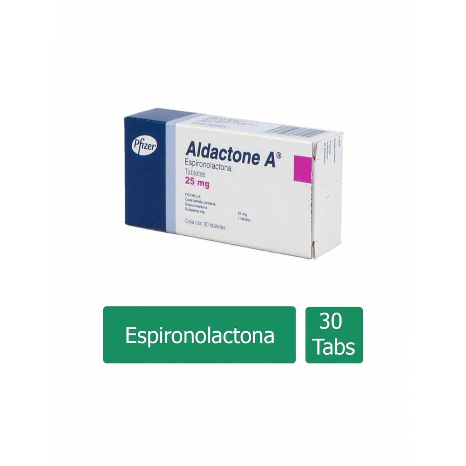 Aldactone A 25mg Caja Con 30 Tabletas 