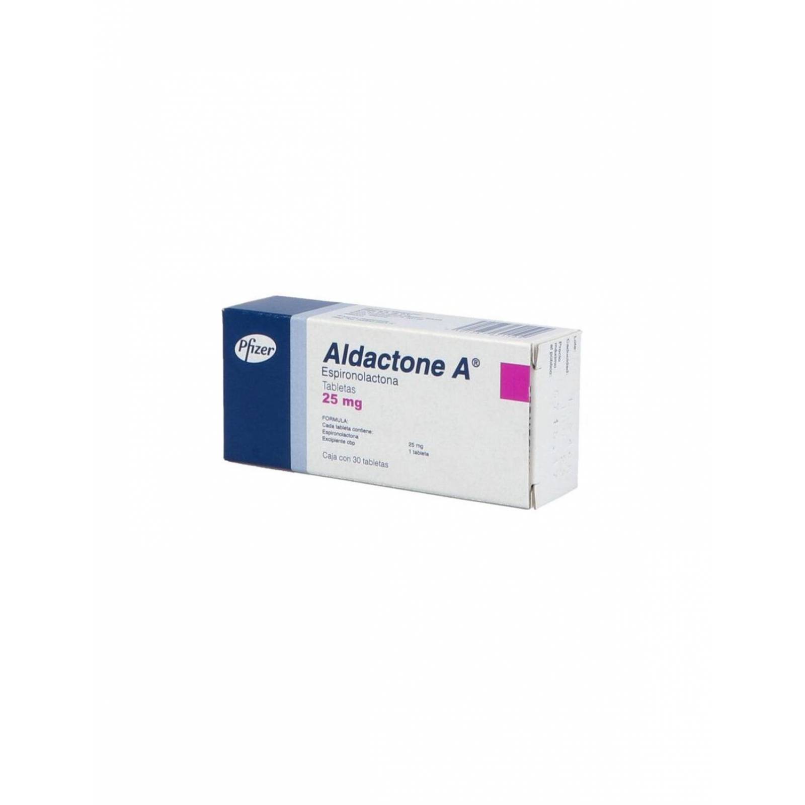 Aldactone A 25mg Caja Con 30 Tabletas 