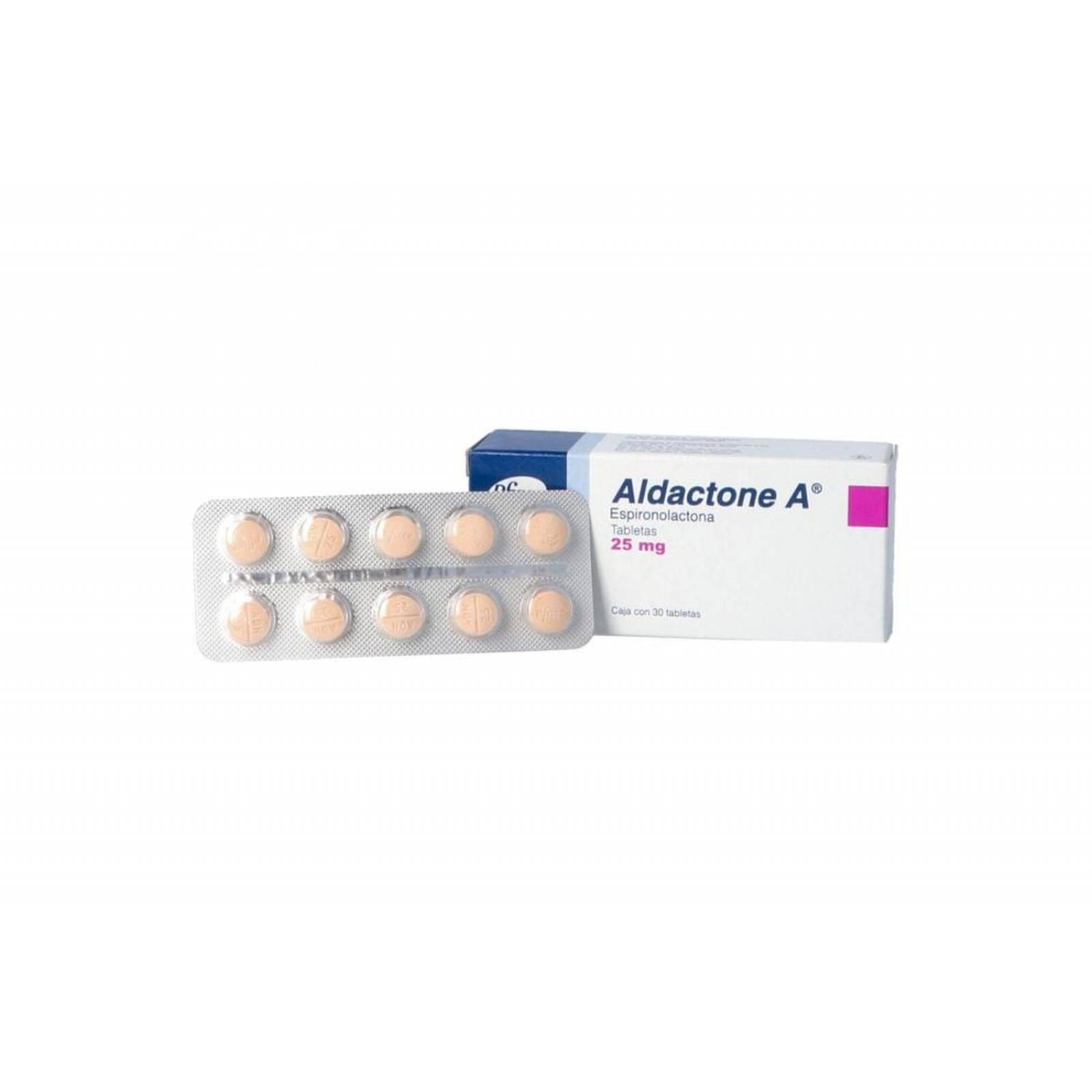 Aldactone A 25mg Caja Con 30 Tabletas 