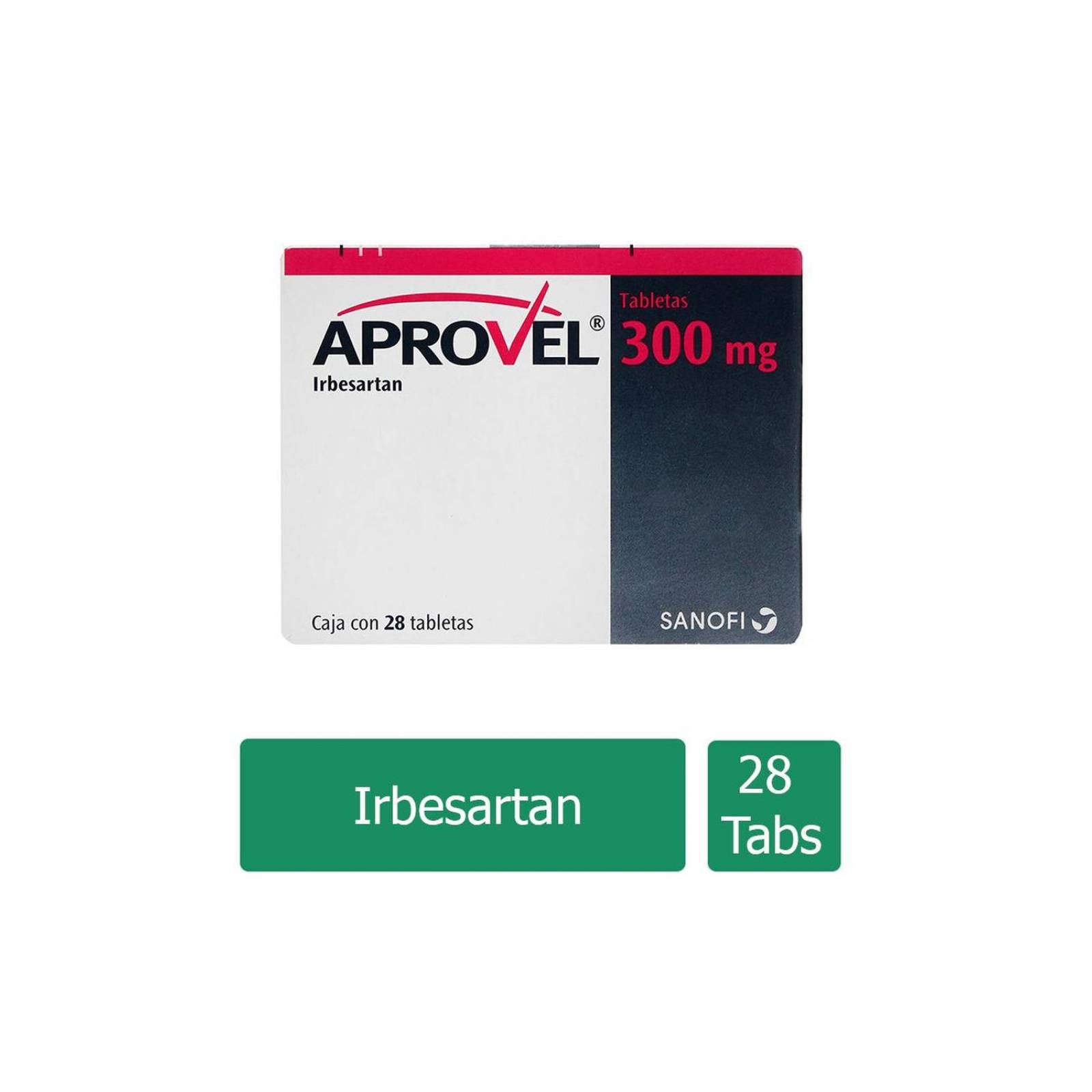 Aprovel 300 mg Caja Con 28 Tabletas 